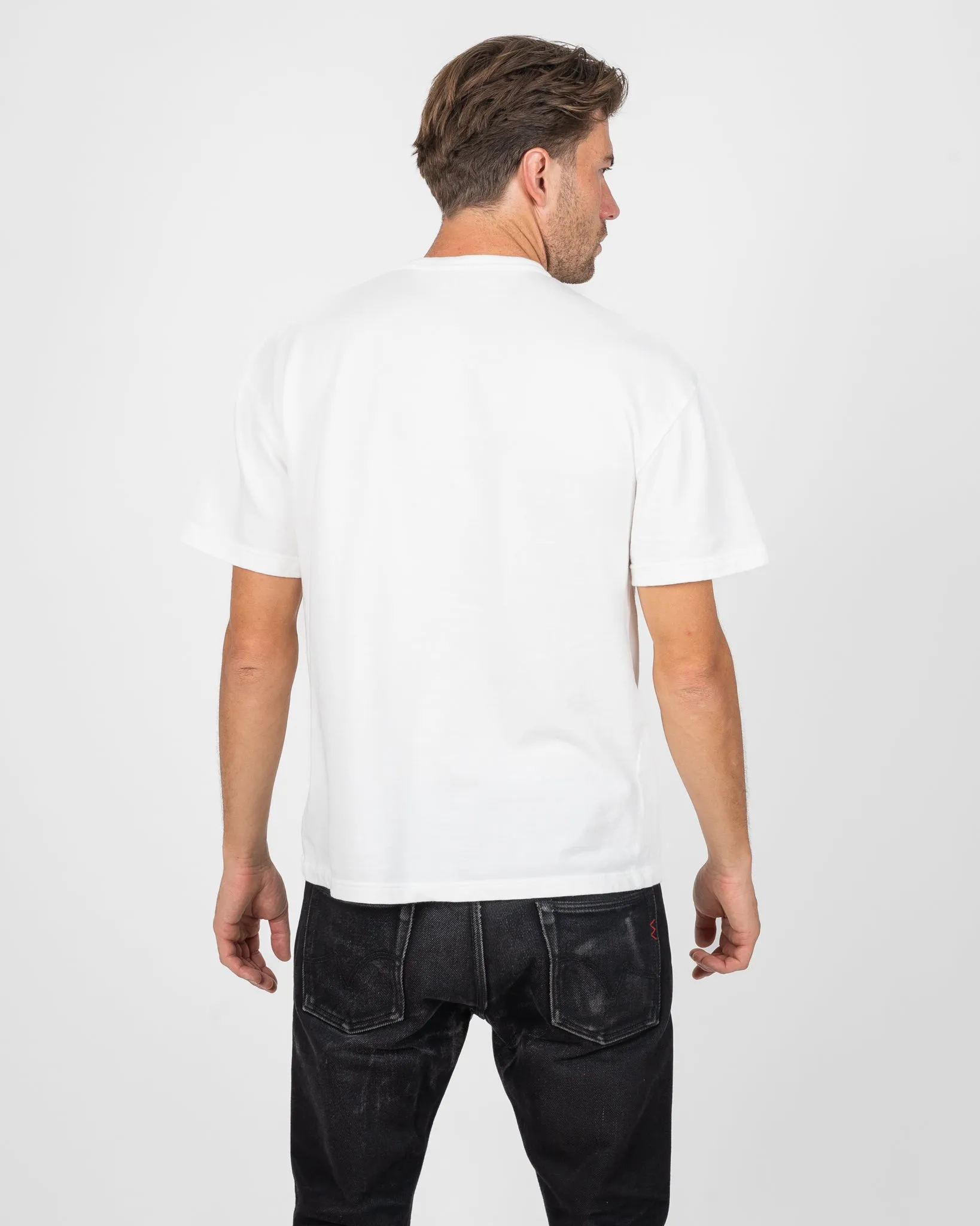 UTILITEES - 10oz Heavyweight Crew Neck T-Shirt - White sold by Iron Heart product image thumbnail 3