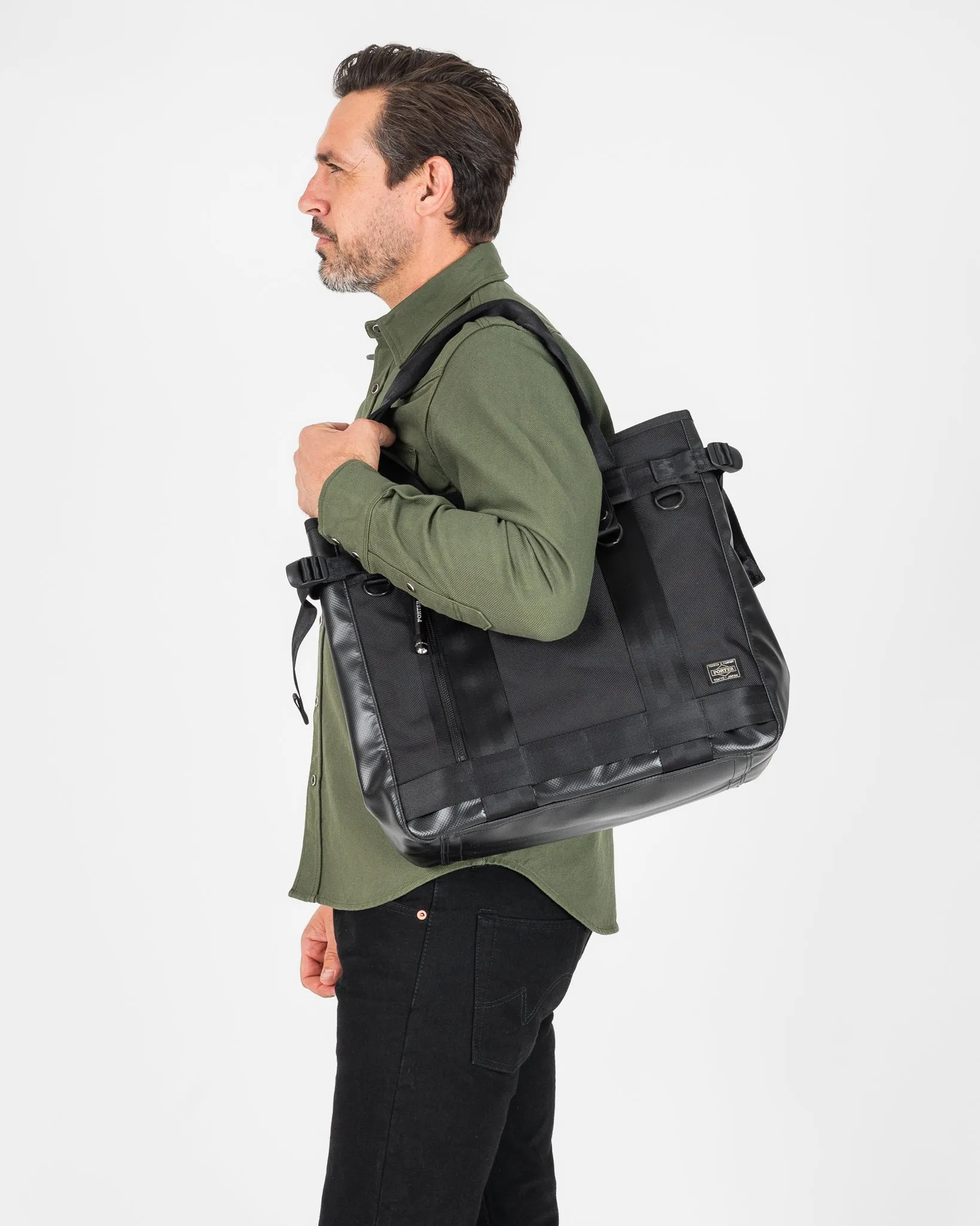 Porter - Yoshida & Co. - Heat Tote Bag - Black sold by Iron Heart product image thumbnail 2