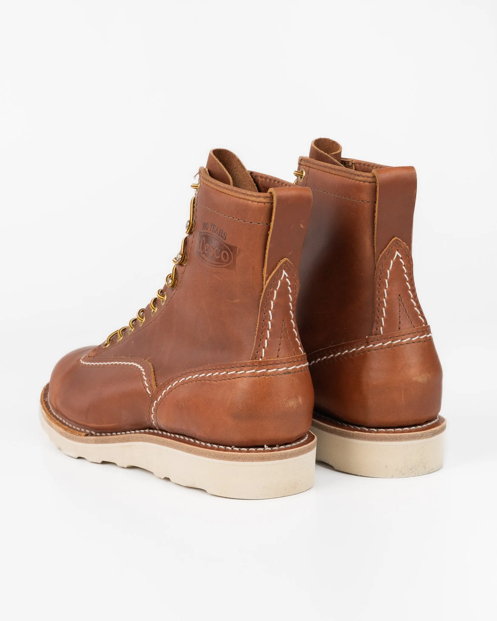 Iron Heart Int'l x Wesco® - 8" Domain Jobmaster® Boot - British Tan. The "Journeyman" sold by Iron Heart product image thumbnail 4