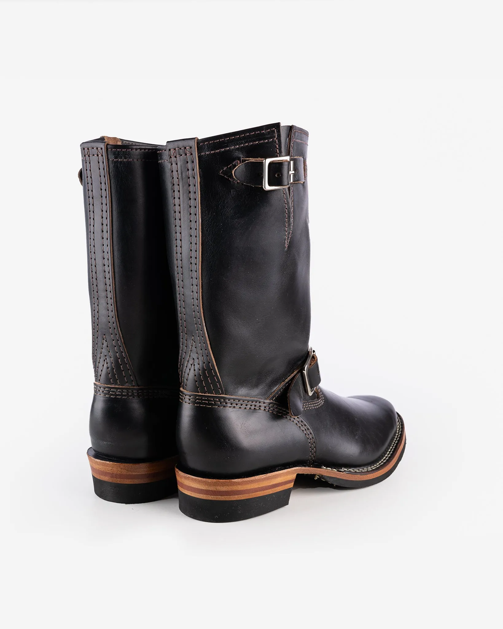 Wesco® - 10" Horween Horsehide Engineer Boot - Black. The "Mister Lou" sold by Iron Heart product image thumbnail 5