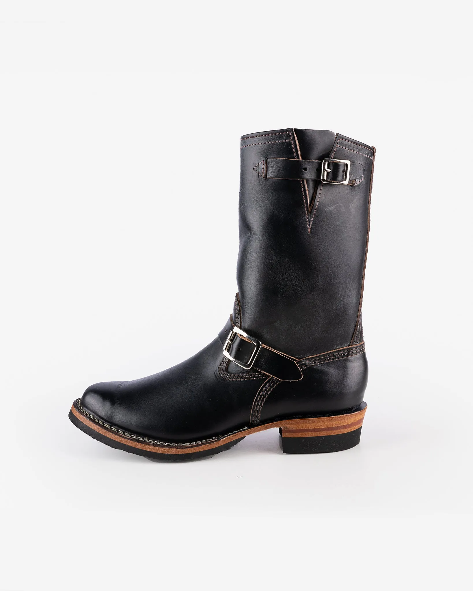 Wesco® - 10" Horween Horsehide Engineer Boot - Black. The "Mister Lou" sold by Iron Heart product image thumbnail 3