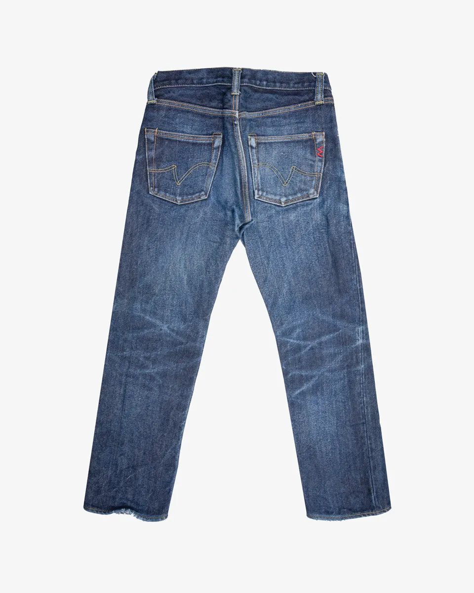 21oz Selvedge Denim Straight Cut Jeans - Indigo (IH-634S) Tag 29, Hemmed to 29.0" sold by Iron Heart product image thumbnail 2
