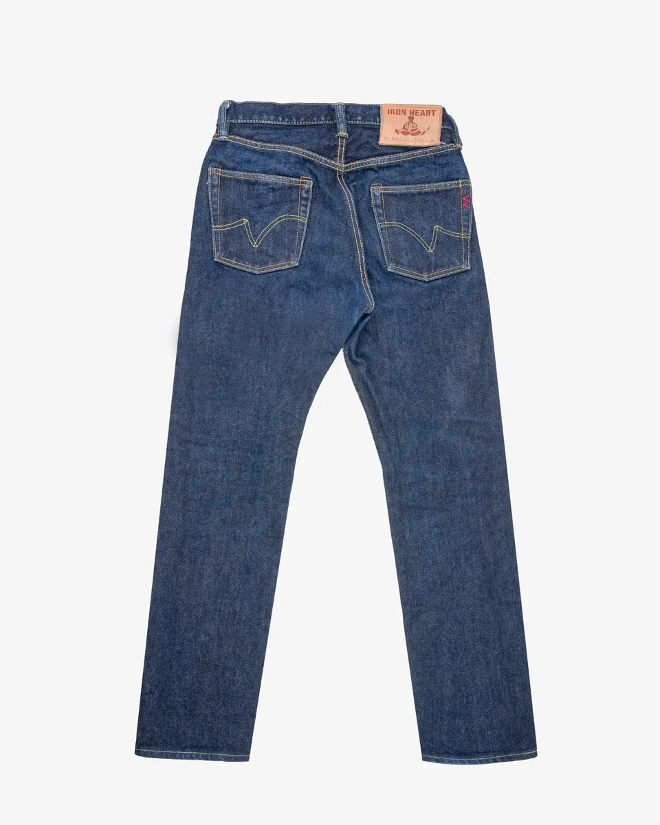 21oz Selvedge Denim Medium/High Rise Tapered Cut Jeans - Indigo (IH-888S-21) Tag 29, Hemmed to 30.5'' sold by Iron Heart product image thumbnail 2