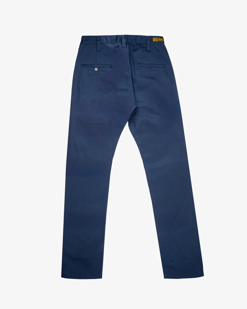 9oz Mercerised Selvedge Cotton Relaxed Tapered Cut Chinos - Navy (IH-727-NAV) Tag 31, Hemmed to 33.5" sold by Iron Heart product image thumbnail 2