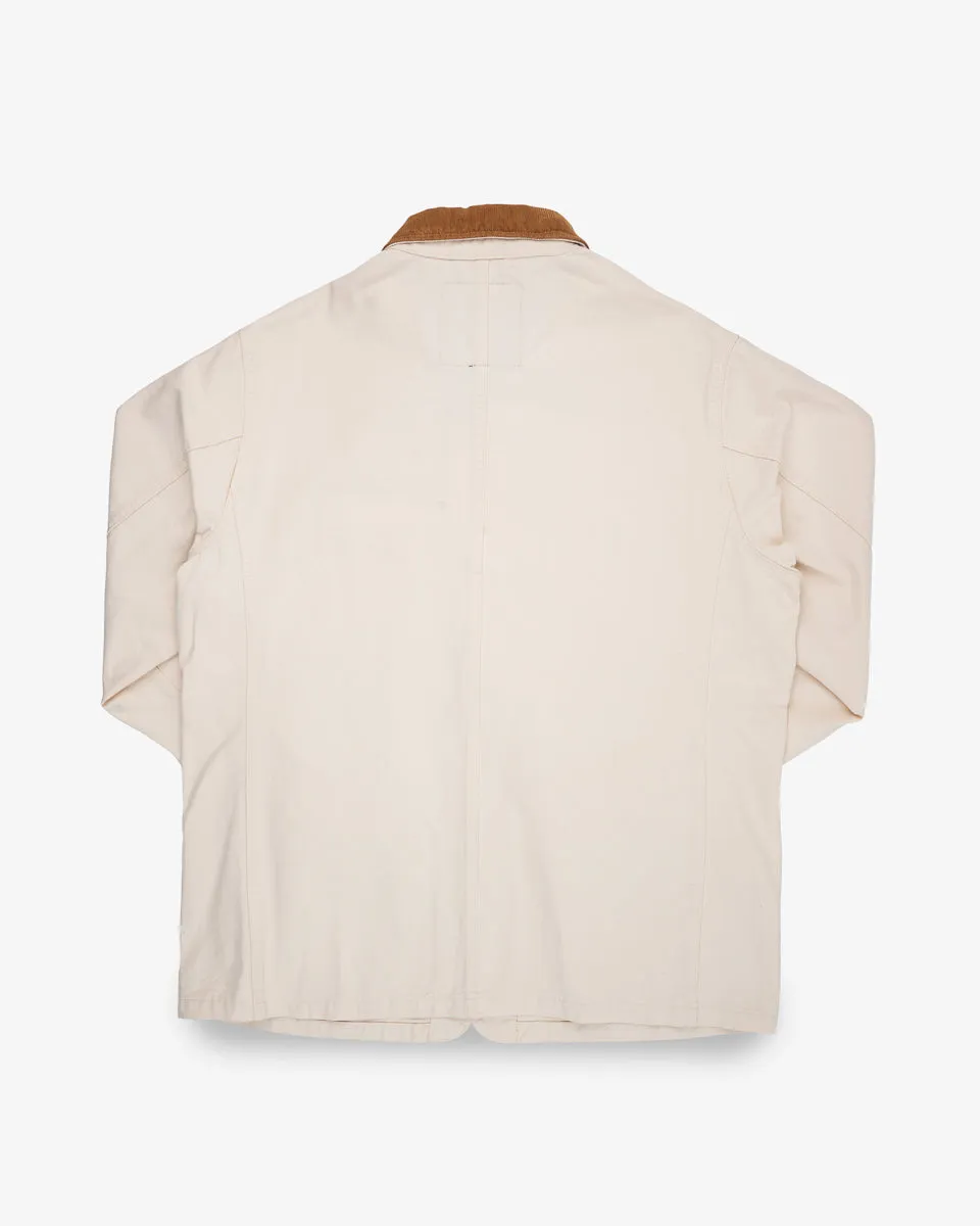 10oz Kurashikizome® Organic Cotton Duck Chore Jacket - Ivory sold by Iron Heart product image thumbnail 5