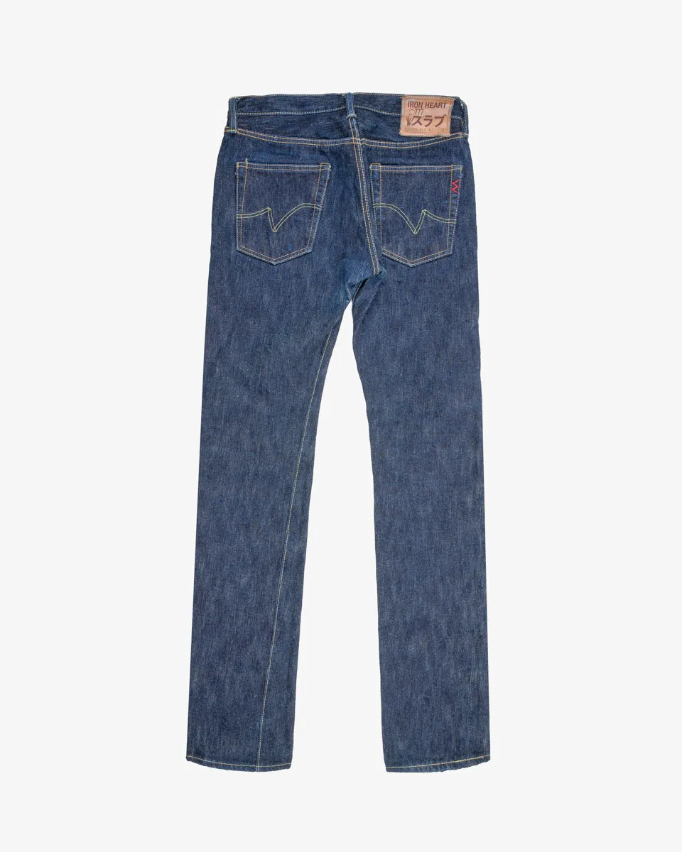 16oz Slubby Selvedge Denim Slim Tapered Cut Jeans - Indigo (IH-777S-SLB) Tag 33, Hemmed to 35.0" sold by Iron Heart product image thumbnail 2