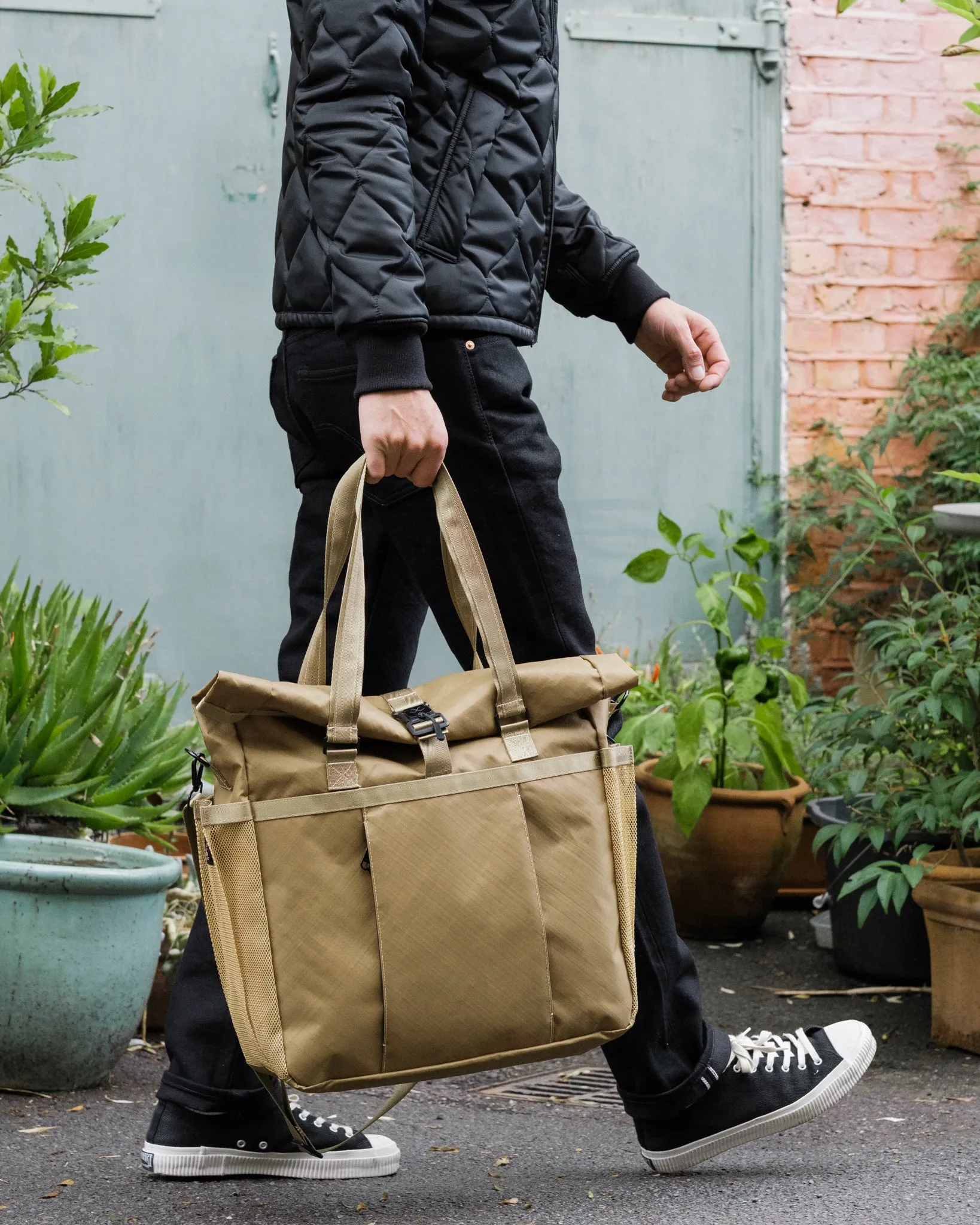 OGL XTAC Roll Top Tote Bag - Brown sold by Iron Heart product image thumbnail 3