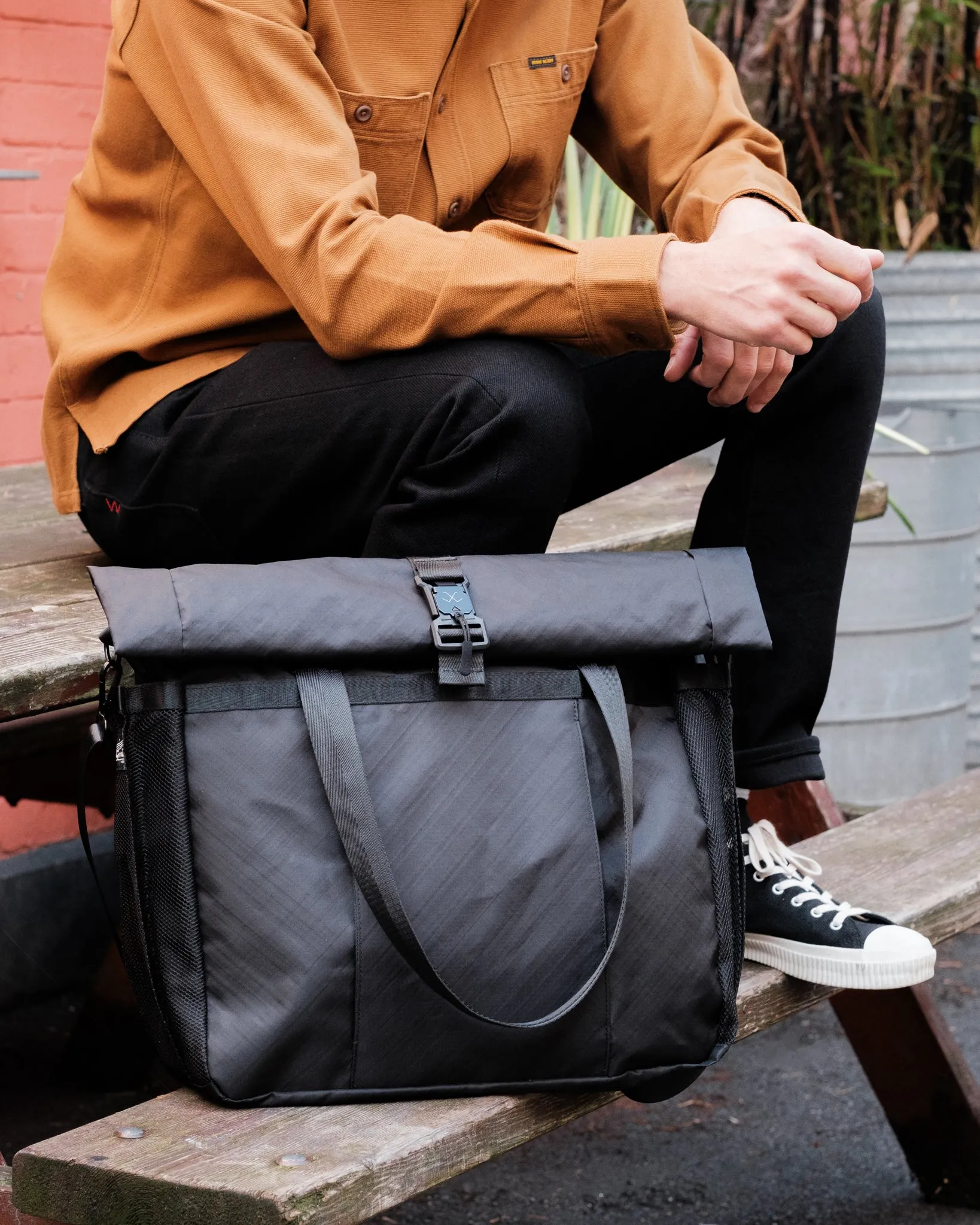 OGL XTAC Roll Top Tote Bag - Black sold by Iron Heart product image thumbnail 3