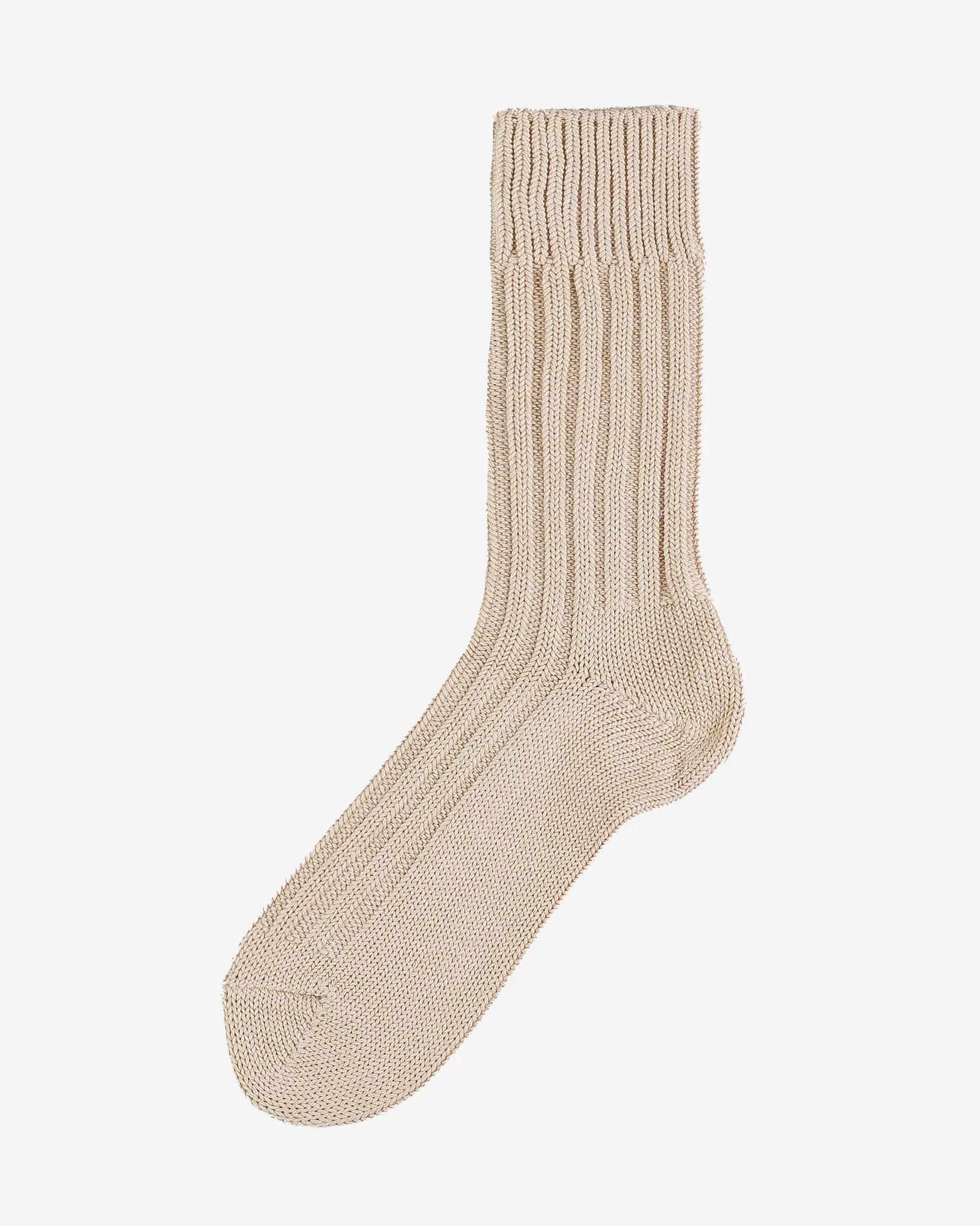 Decka Cased Heavyweight Plain Socks - Ecru sold by Iron Heart product image thumbnail 3