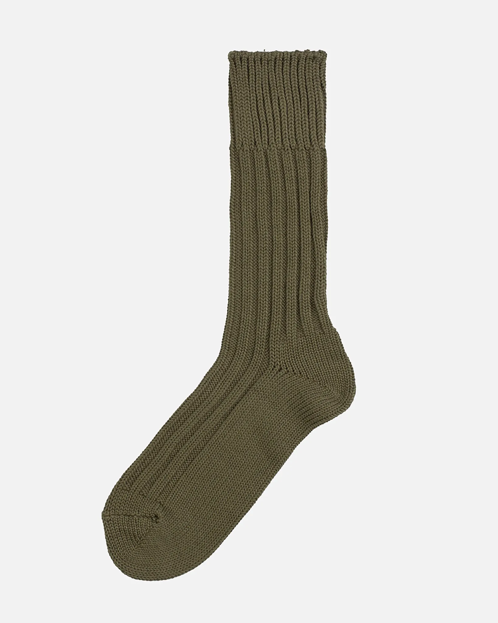 Decka Cased Heavyweight Plain Socks - Olive sold by Iron Heart product image thumbnail 3