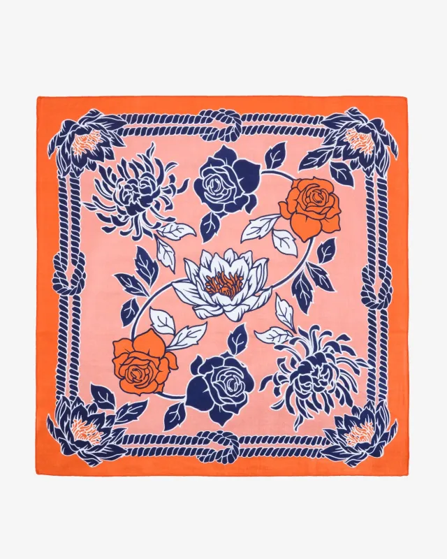 Felix Green Organic Cotton "Beacon Bay" Bandana - Orange sold by Iron Heart