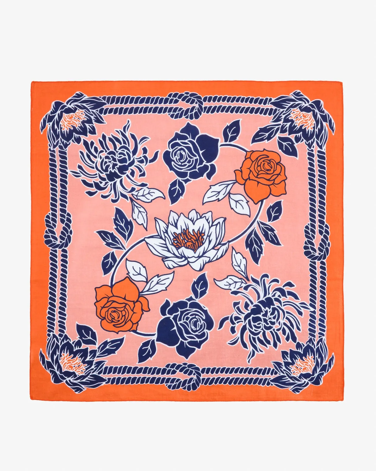 Felix Green Organic Cotton "Beacon Bay" Bandana - Orange sold by Iron Heart