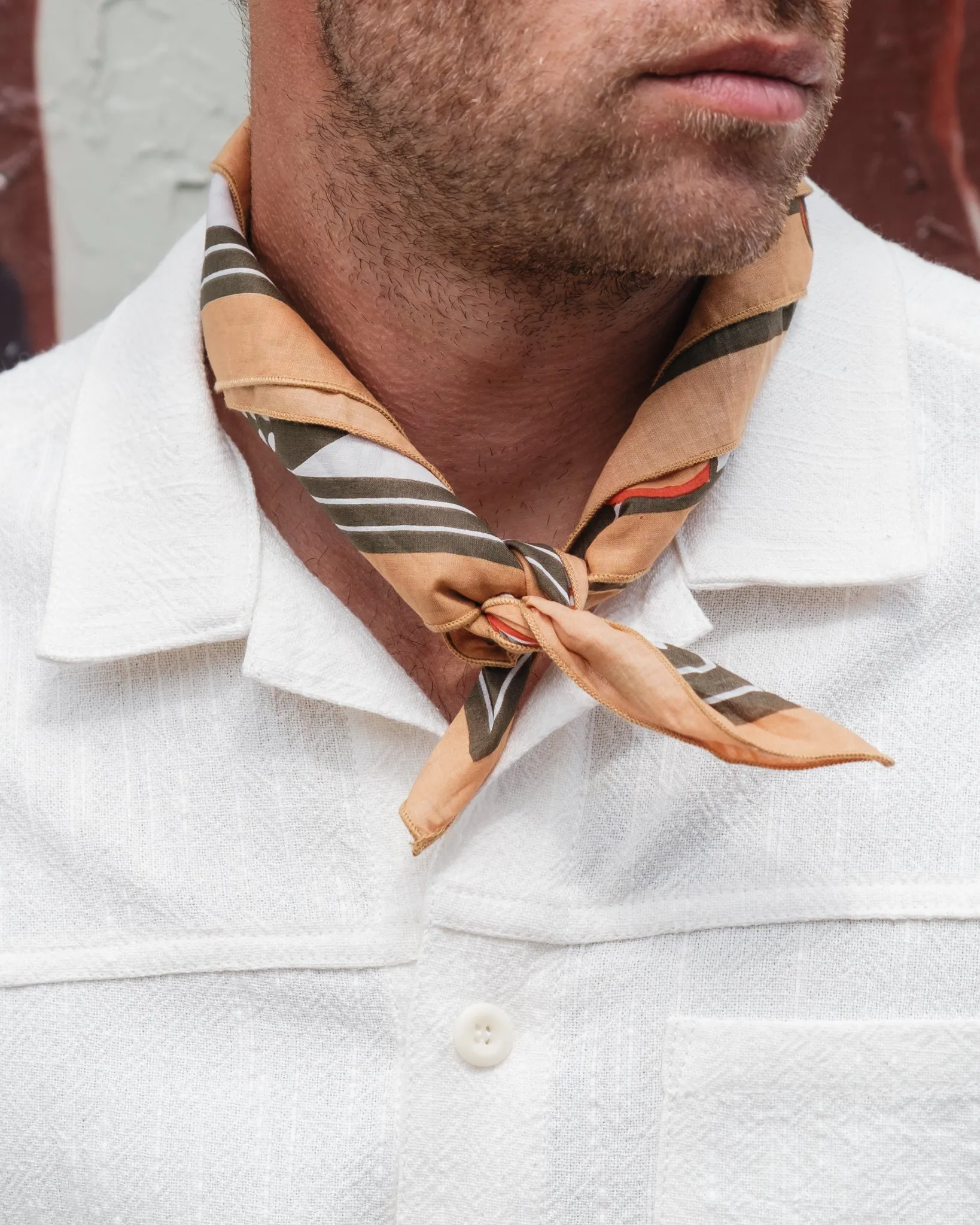 Felix Green Organic Cotton "Desperado" Bandana - Peach sold by Iron Heart product image thumbnail 2