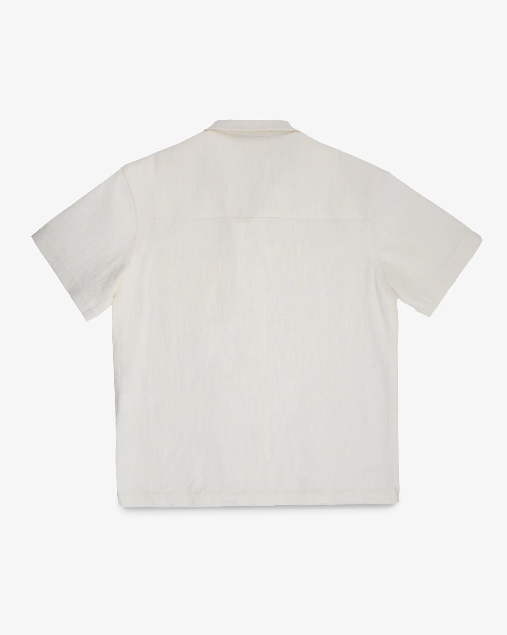 STF Japanese 8.5oz Slub Cotton Short Sleeve Shirt - Ecru sold by Iron Heart product image thumbnail 4