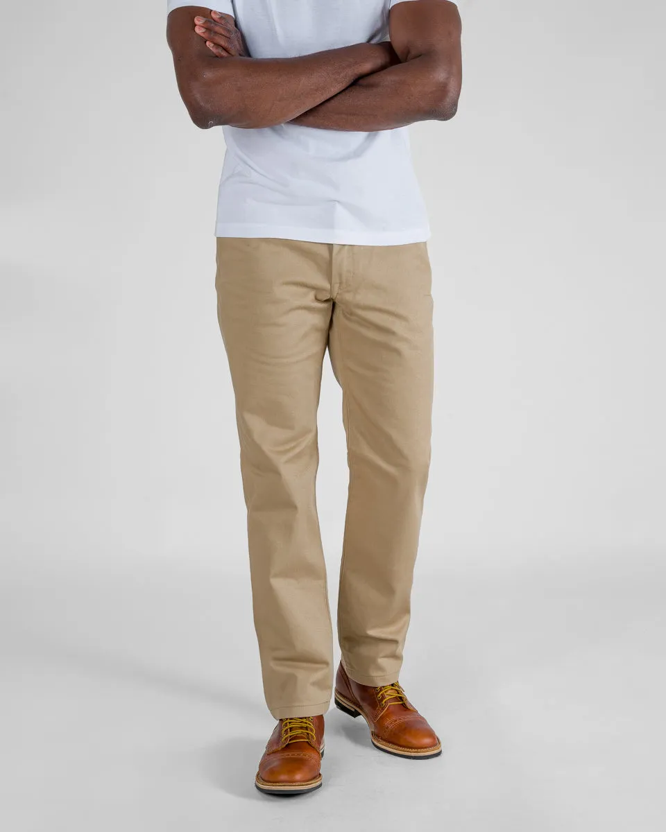 12oz Heavy Cotton Relaxed Fit Chinos - Khaki sold by Iron Heart product image thumbnail 2