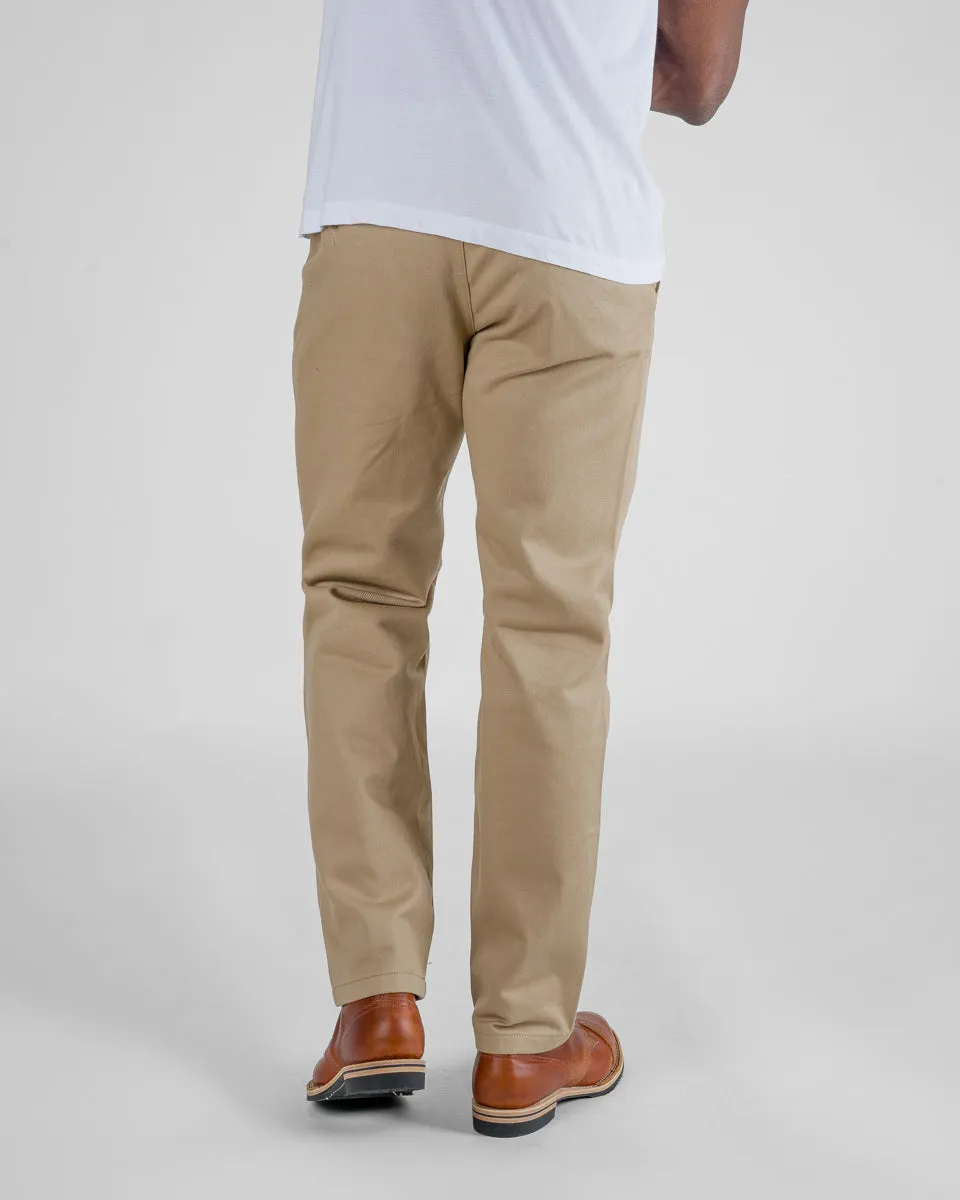 12oz Heavy Cotton Relaxed Fit Chinos - Khaki sold by Iron Heart product image thumbnail 3