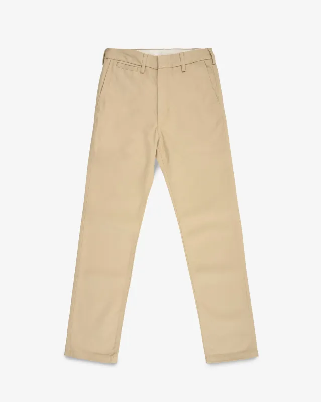 12oz Heavy Cotton Regular Fit Chinos - Khaki sold by Iron Heart