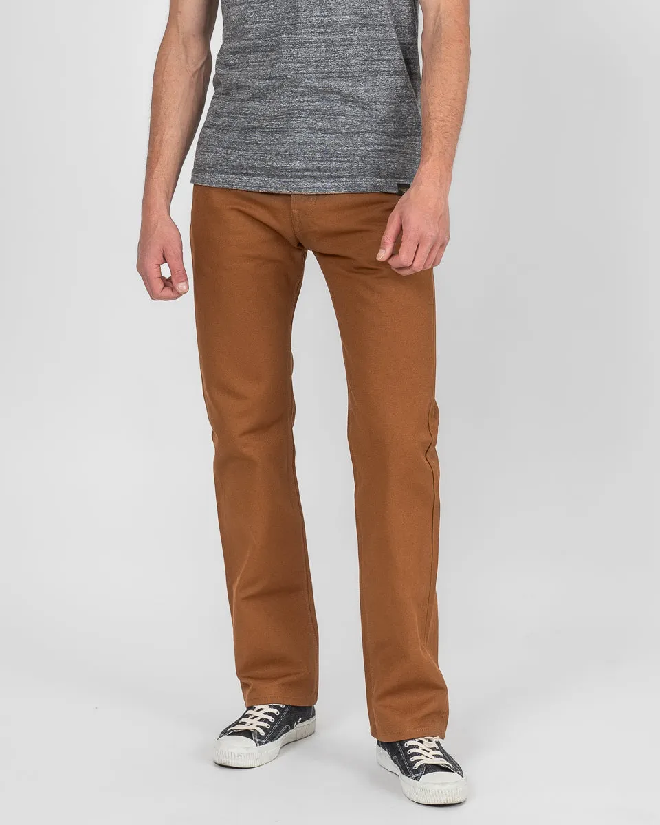 17oz Duck Slim Straight Cut Jeans - Brown sold by Iron Heart product image thumbnail 2