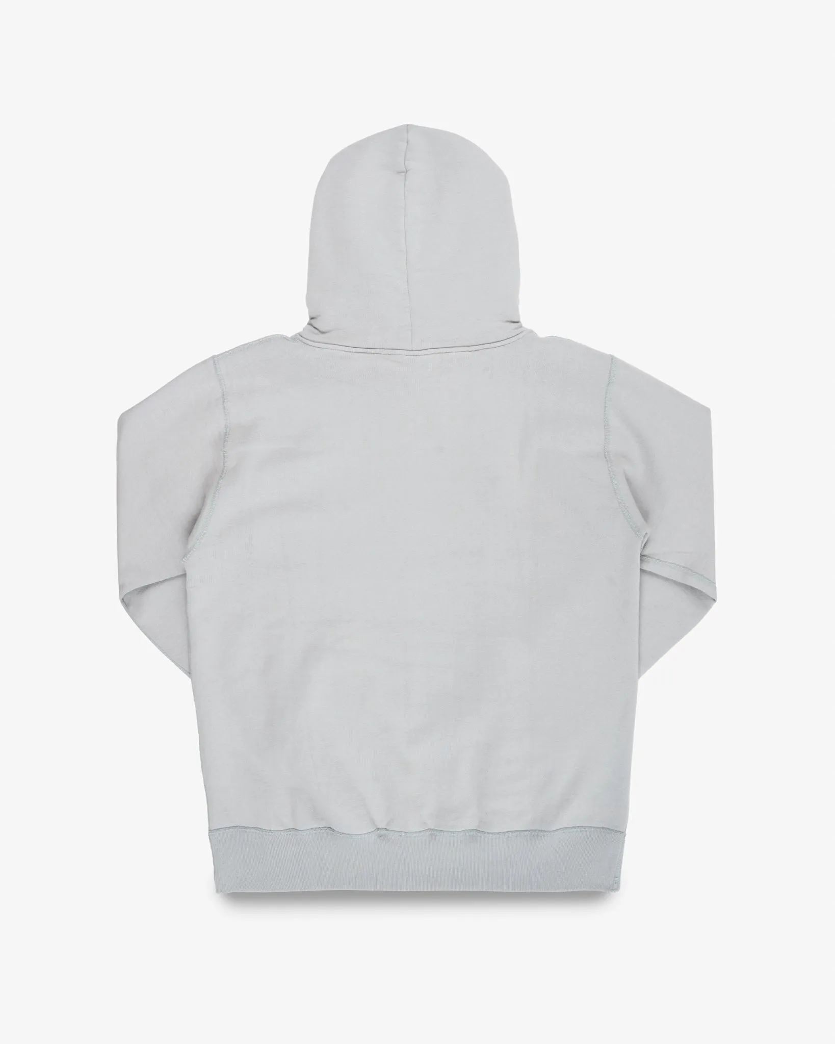 14oz Ultra Heavyweight Loopwheel Cotton Hoodie - Grey sold by Iron Heart product image thumbnail 5