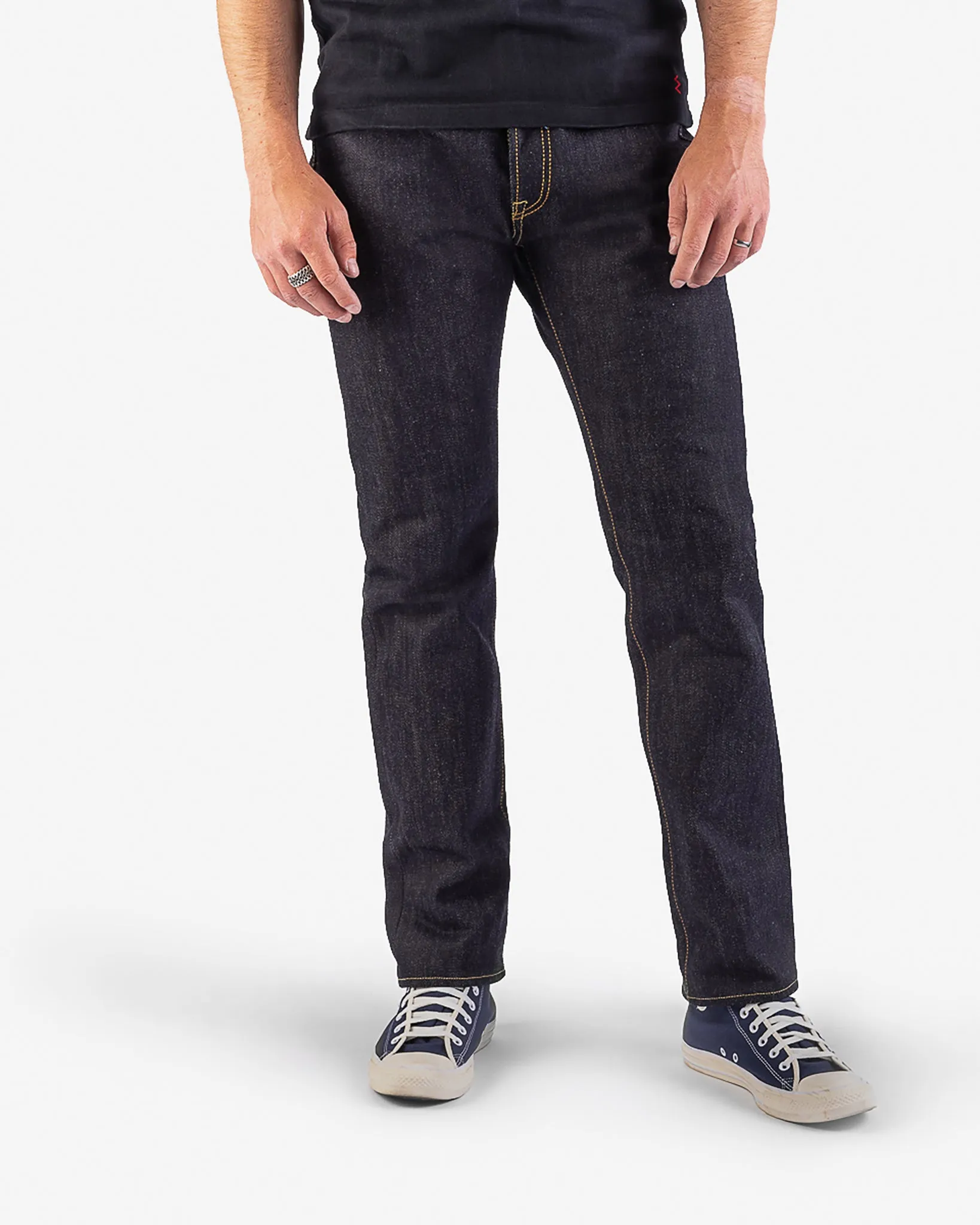 25oz Selvedge Denim Relaxed Tapered Cut Jeans - Indigo sold by Iron Heart product image thumbnail 2