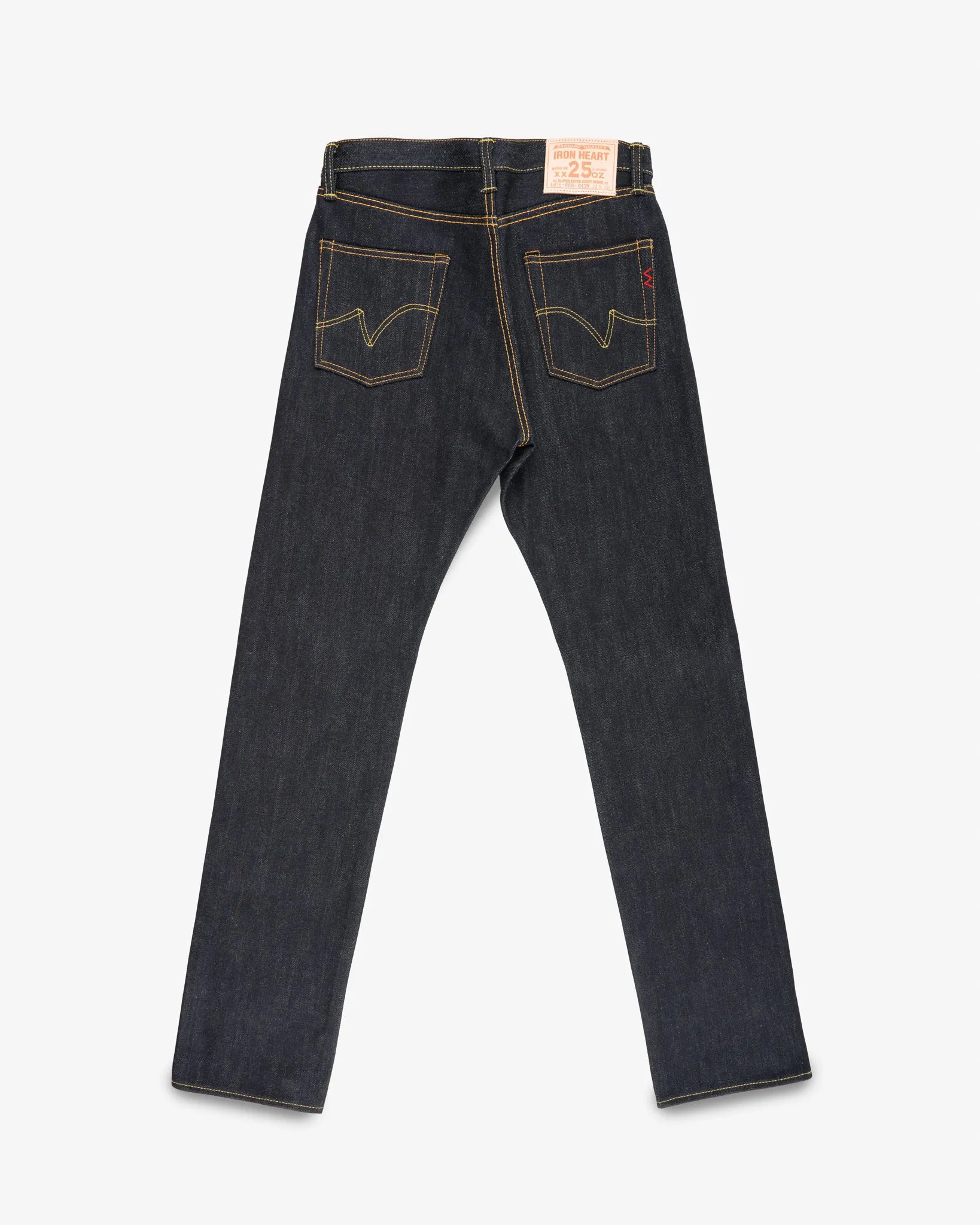 25oz Selvedge Denim Relaxed Tapered Cut Jeans - Indigo sold by Iron Heart product image thumbnail 5