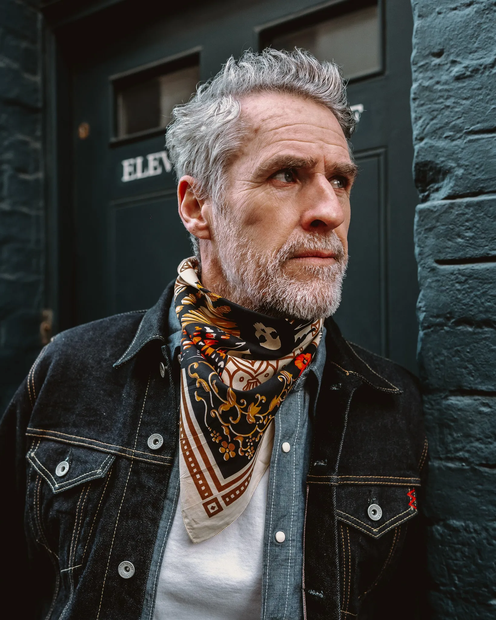 Felix Green Organic Cotton "Papillion" Bandana - Yellow sold by Iron Heart product image thumbnail 2