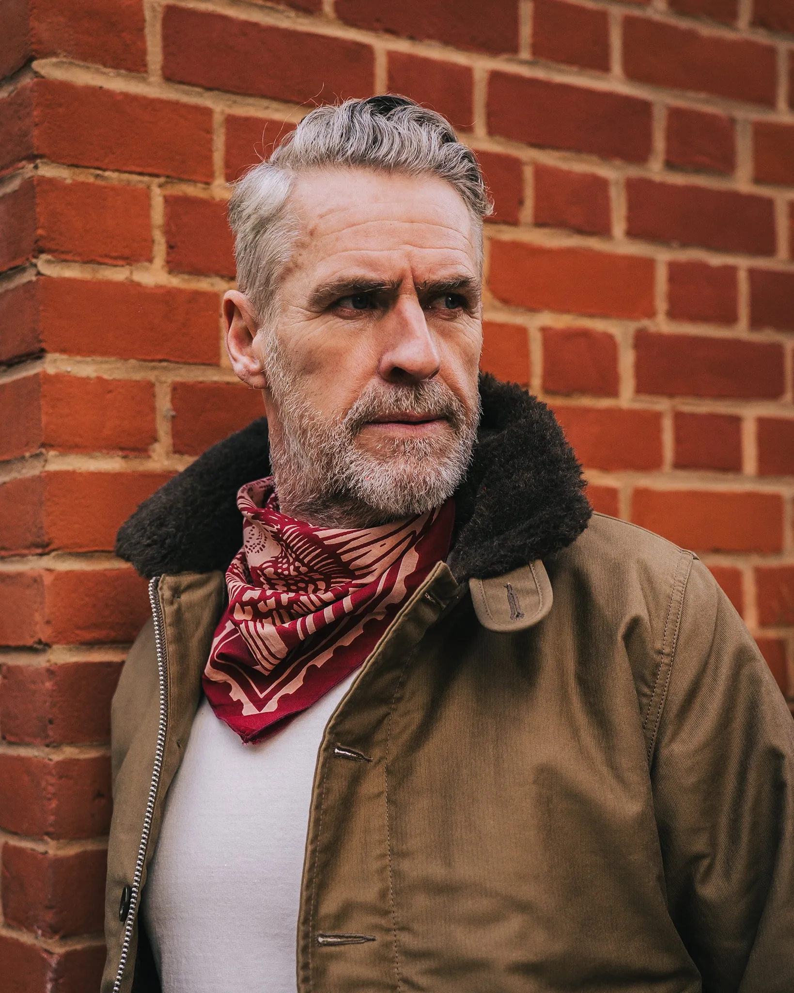 Felix Green Organic Cotton "Hera and Juno I" Bandana - Red sold by Iron Heart product image thumbnail 2