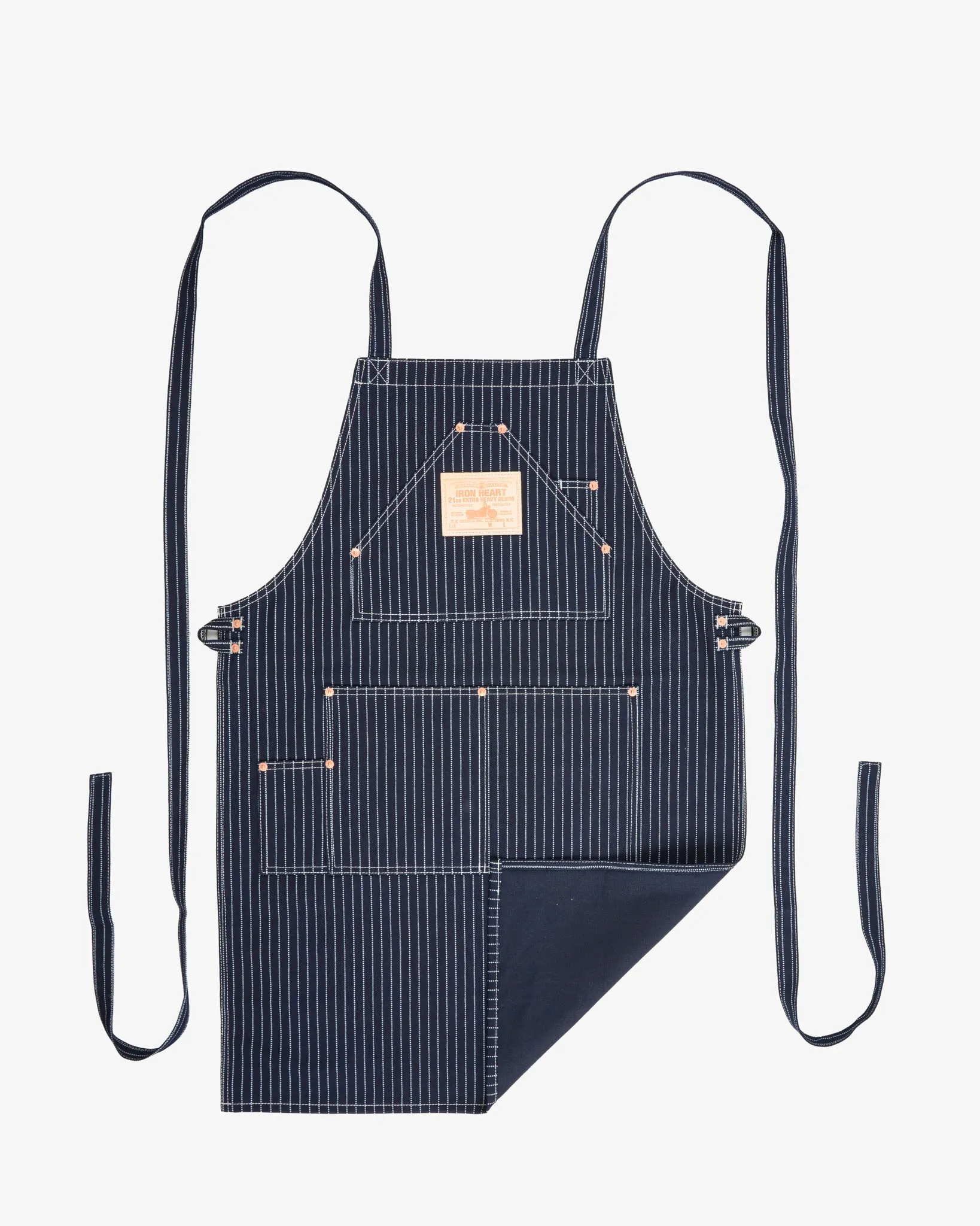 12oz Wabash Apron - Indigo sold by Iron Heart product image thumbnail 5