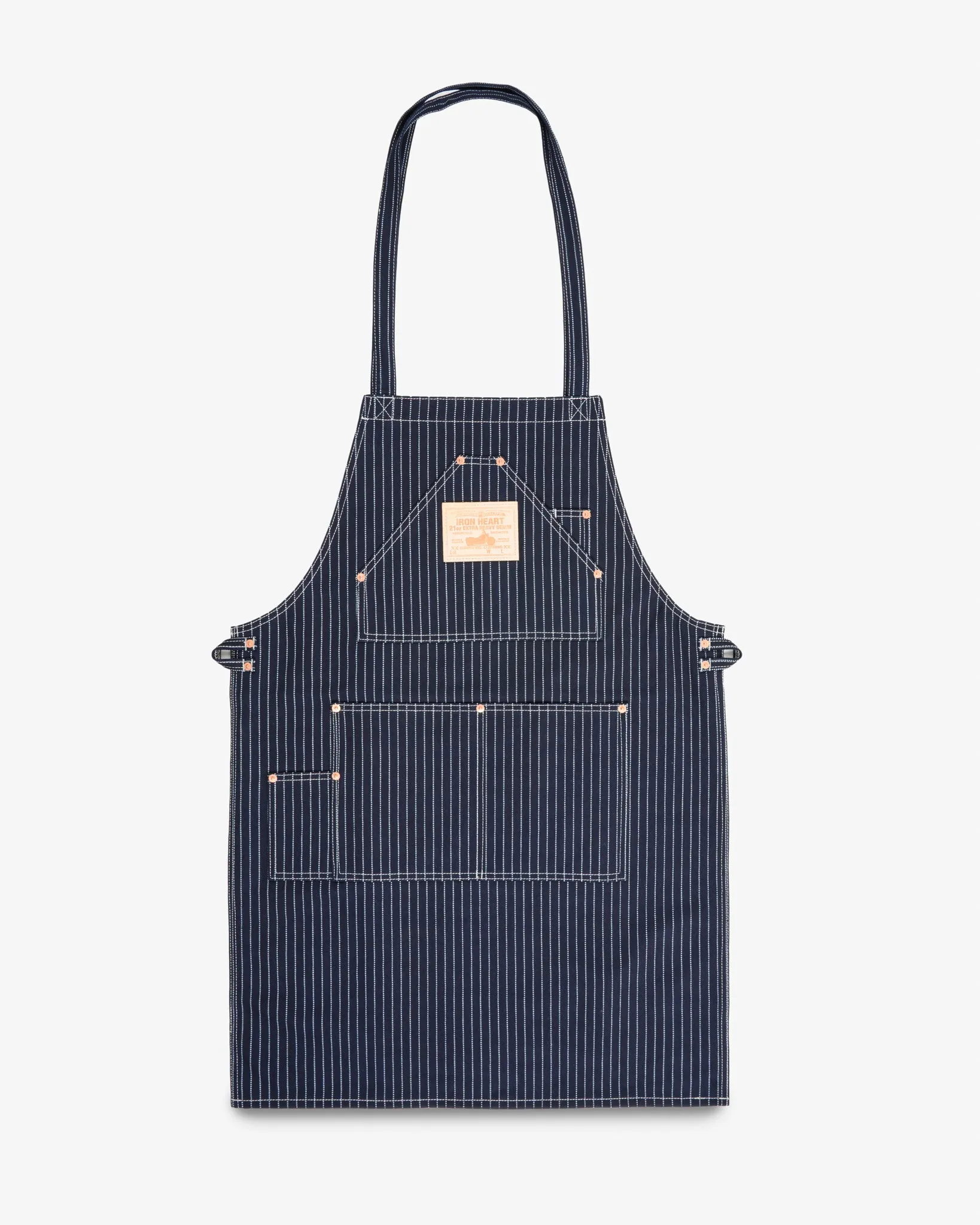 12oz Wabash Apron - Indigo sold by Iron Heart