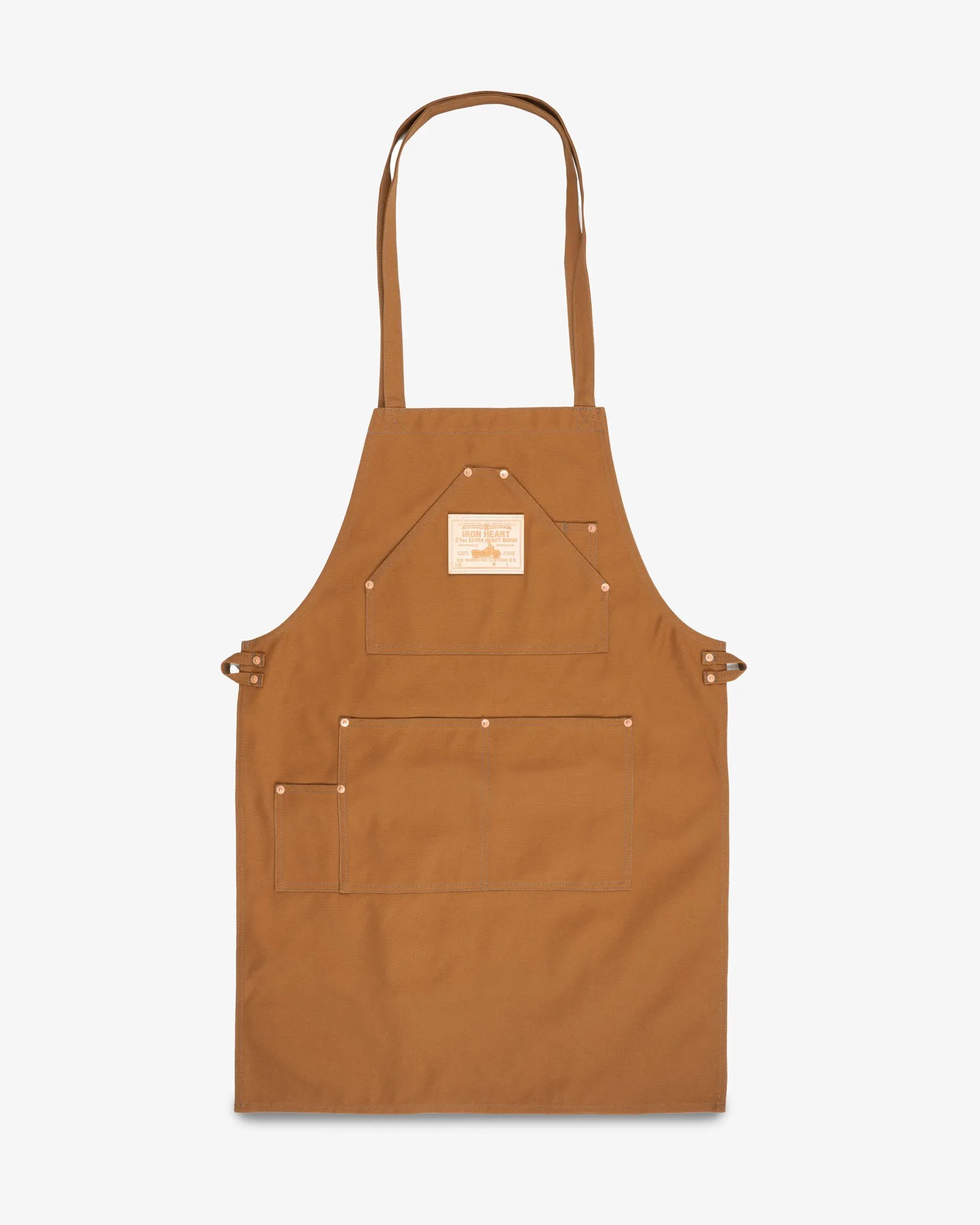 17oz Cotton Duck Apron - Brown sold by Iron Heart