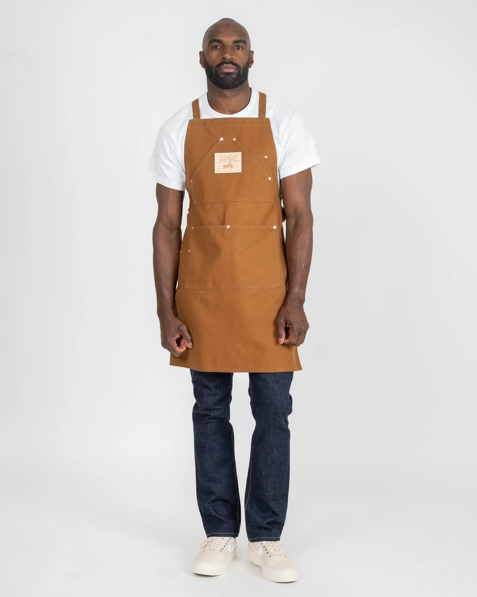 17oz Cotton Duck Apron - Brown sold by Iron Heart product image thumbnail 2