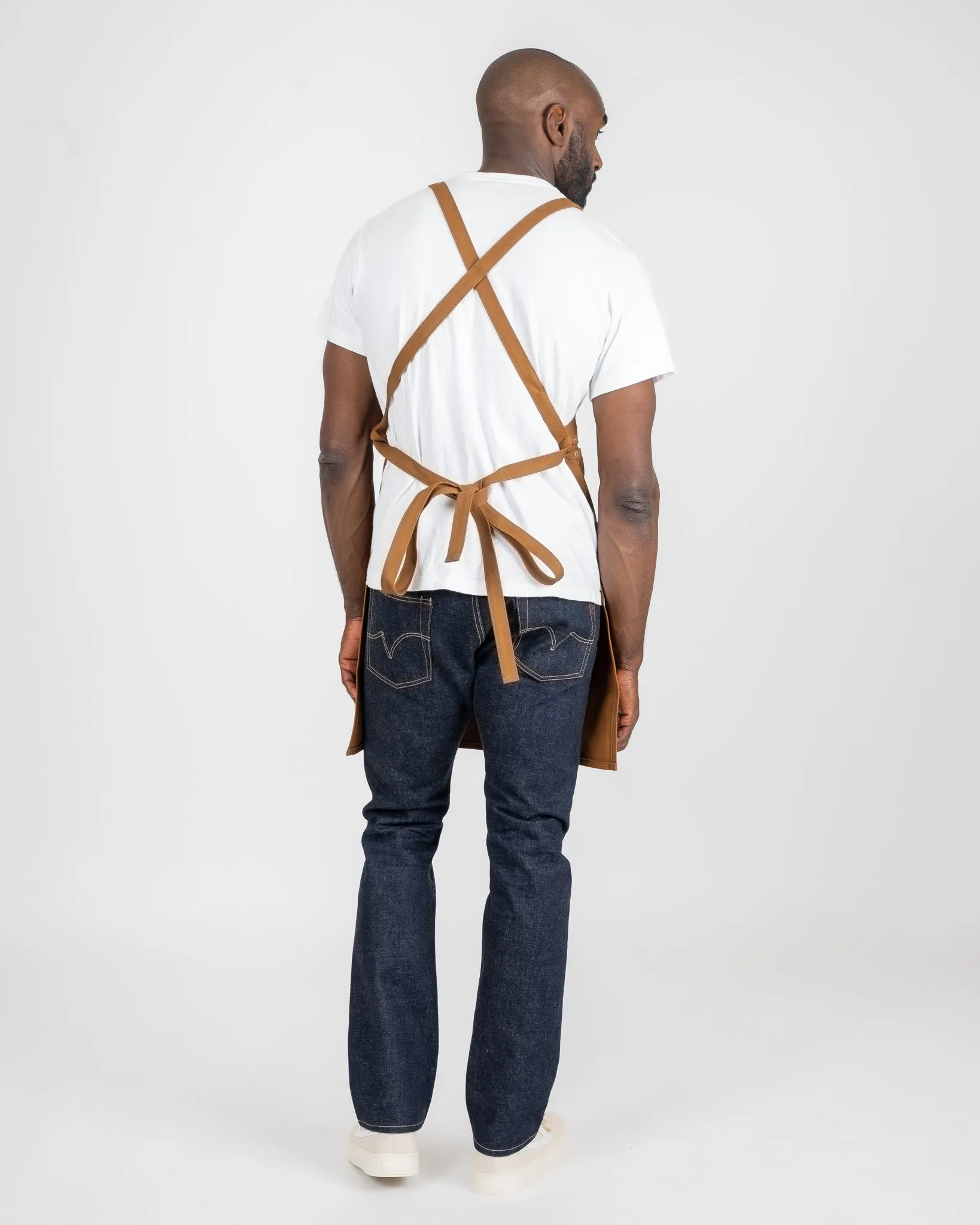 17oz Cotton Duck Apron - Brown sold by Iron Heart product image thumbnail 3