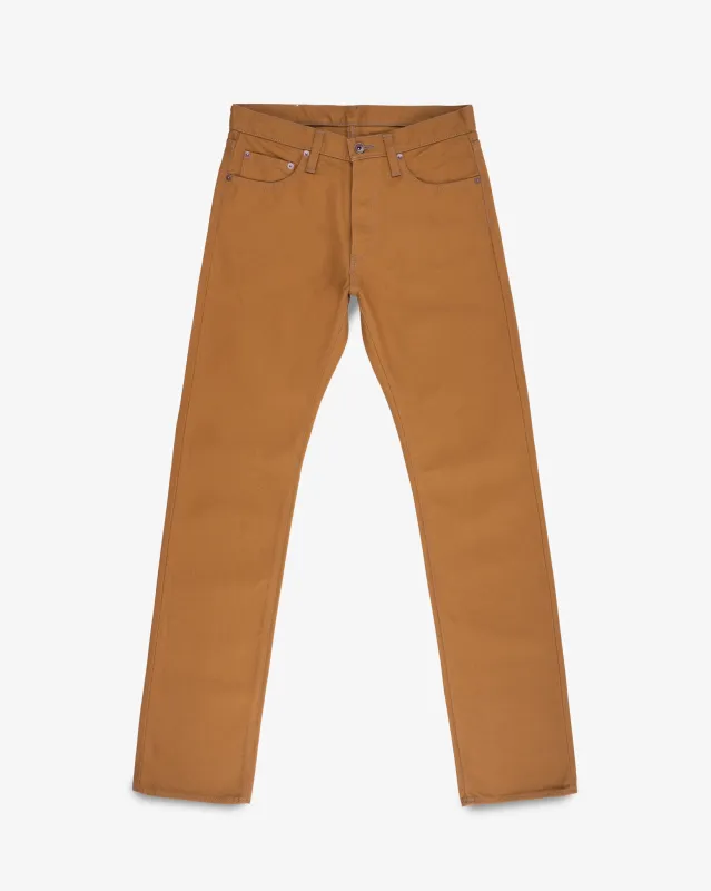 17oz Duck Straight Cut Jeans - Brown sold by Iron Heart