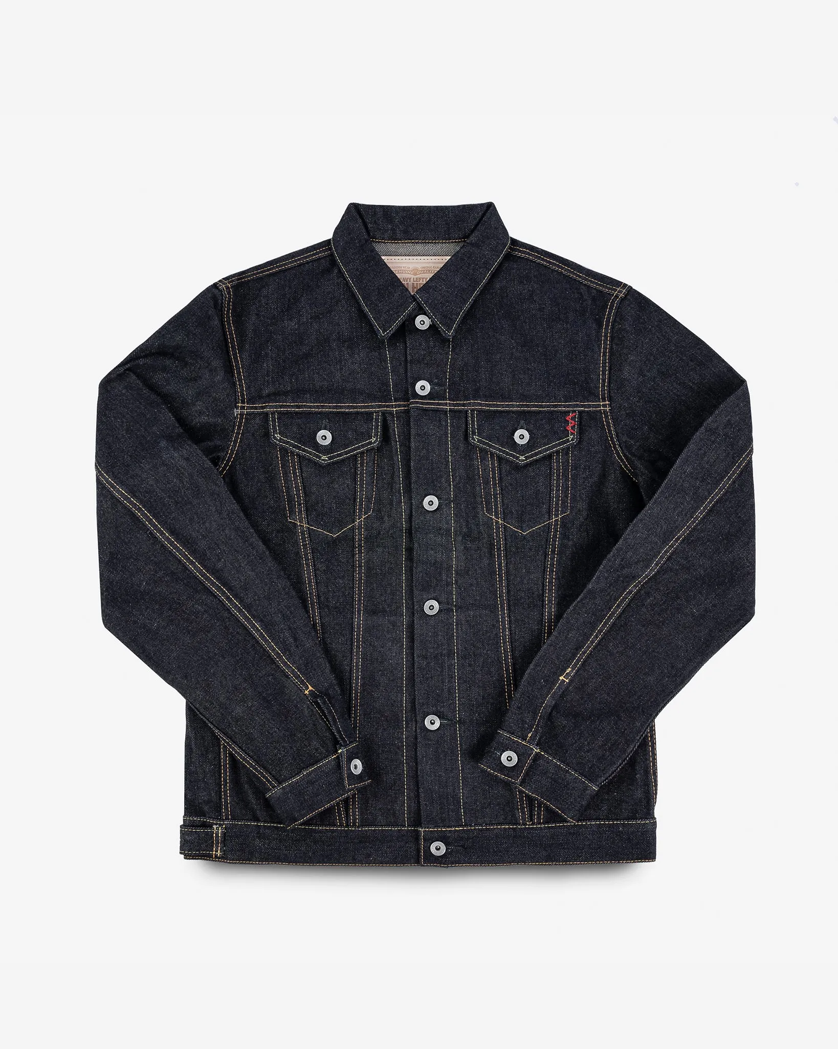 19oz Left-Hand Twill Selvedge Denim Type III Jacket - Indigo sold by Iron Heart
