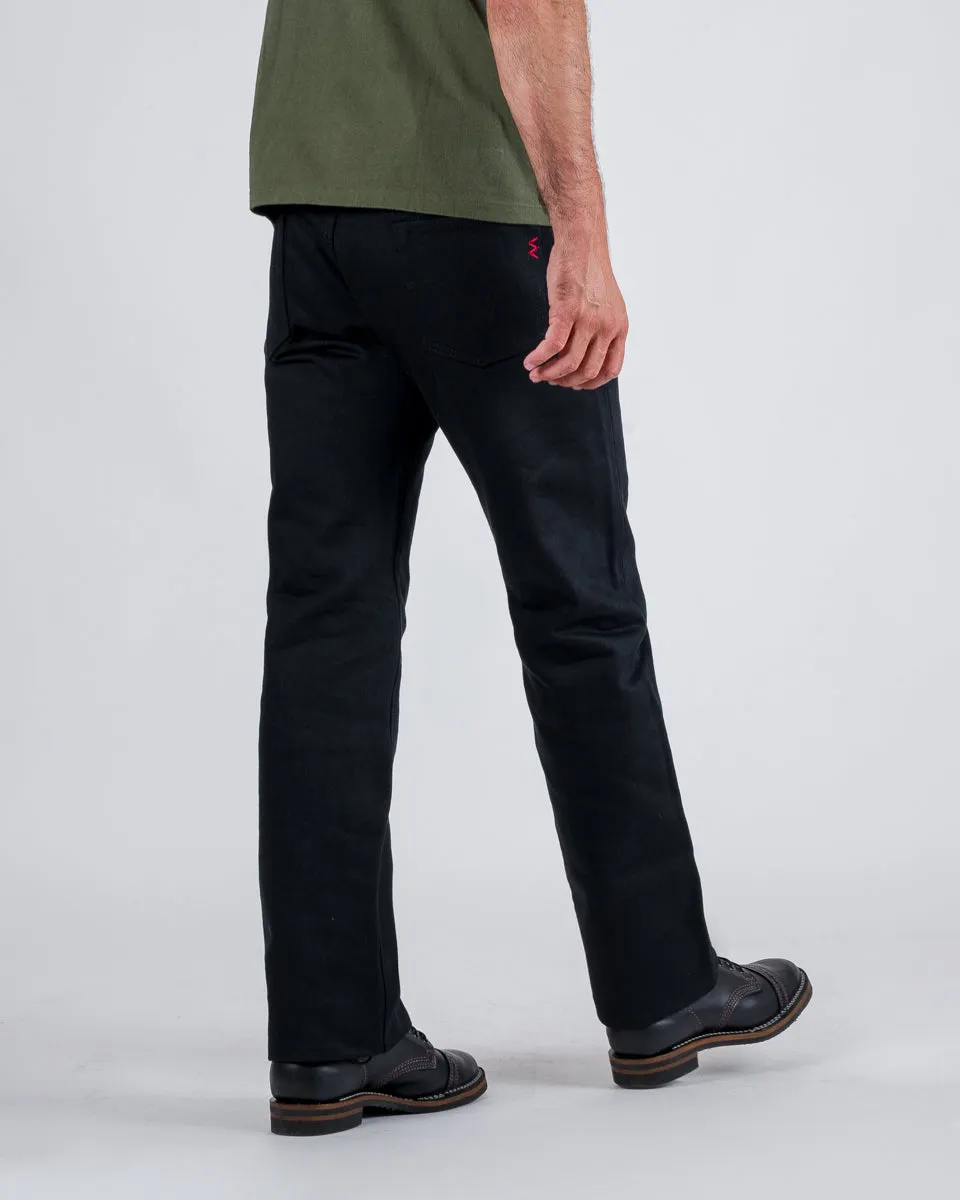 21oz Selvedge Denim Straight Cut - Superblack Non-Fade sold by Iron Heart product image thumbnail 3