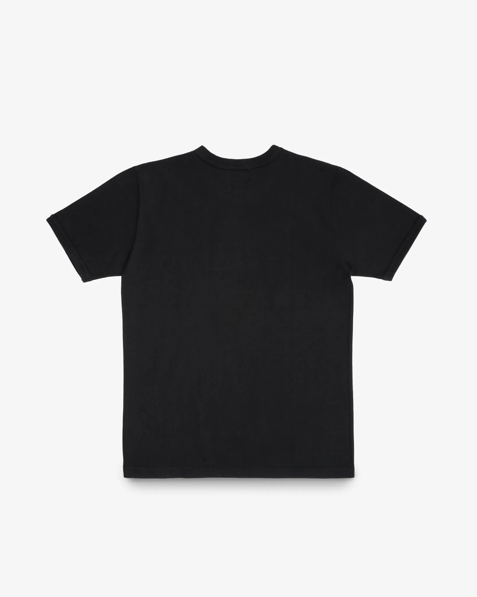 11oz Cotton Knit Crew Neck T-Shirt - Black sold by Iron Heart product image thumbnail 5