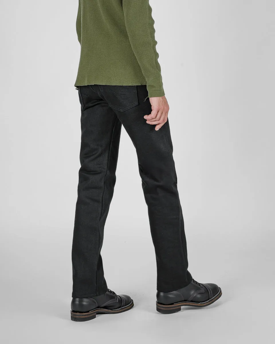 21oz Selvedge Denim Slim Straight Cut - Superblack Non-Fade sold by Iron Heart product image thumbnail 3