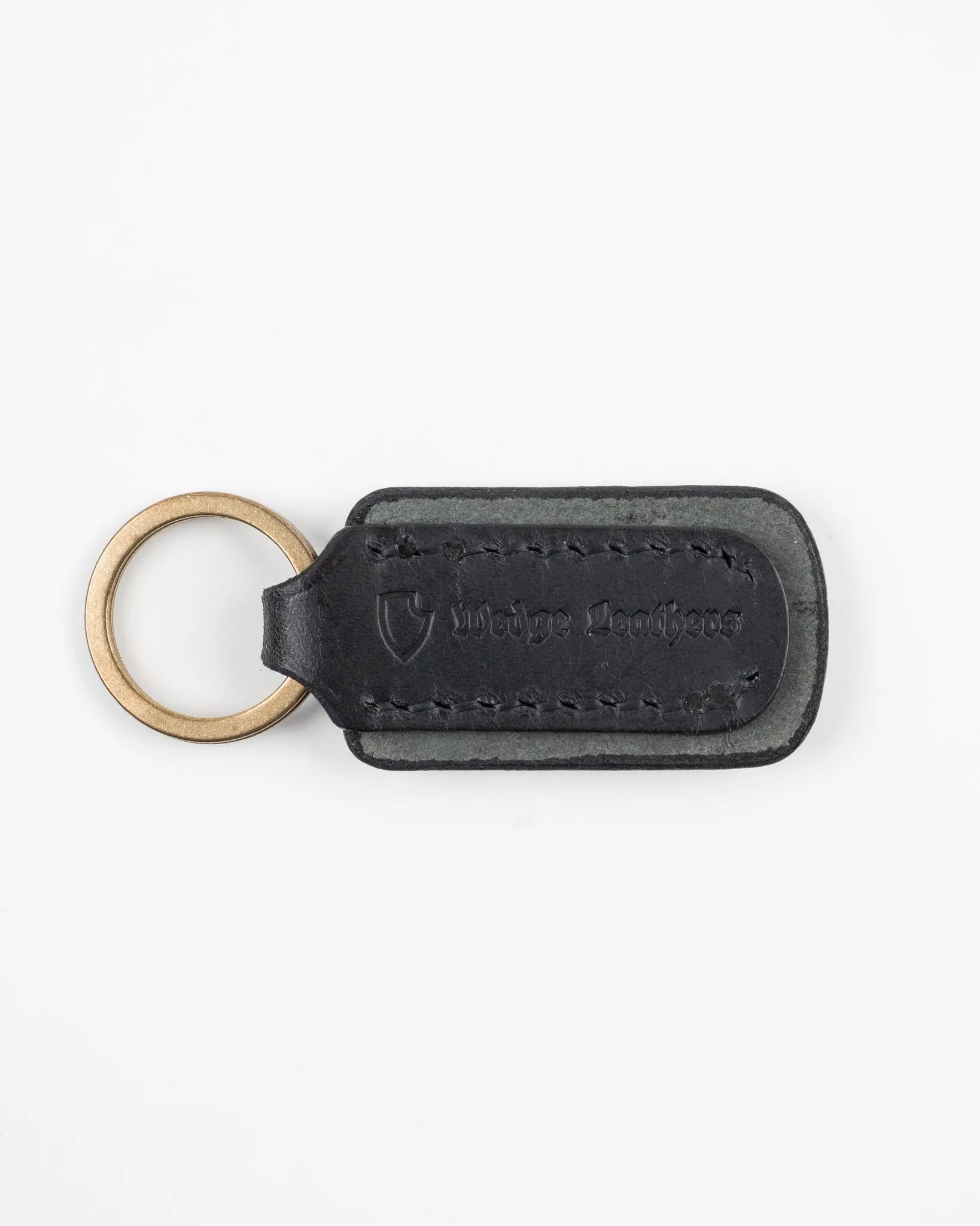 Buttero Leather Key Ring w/Embossed Iron Heart Logo - Black sold by Iron Heart product image thumbnail 3