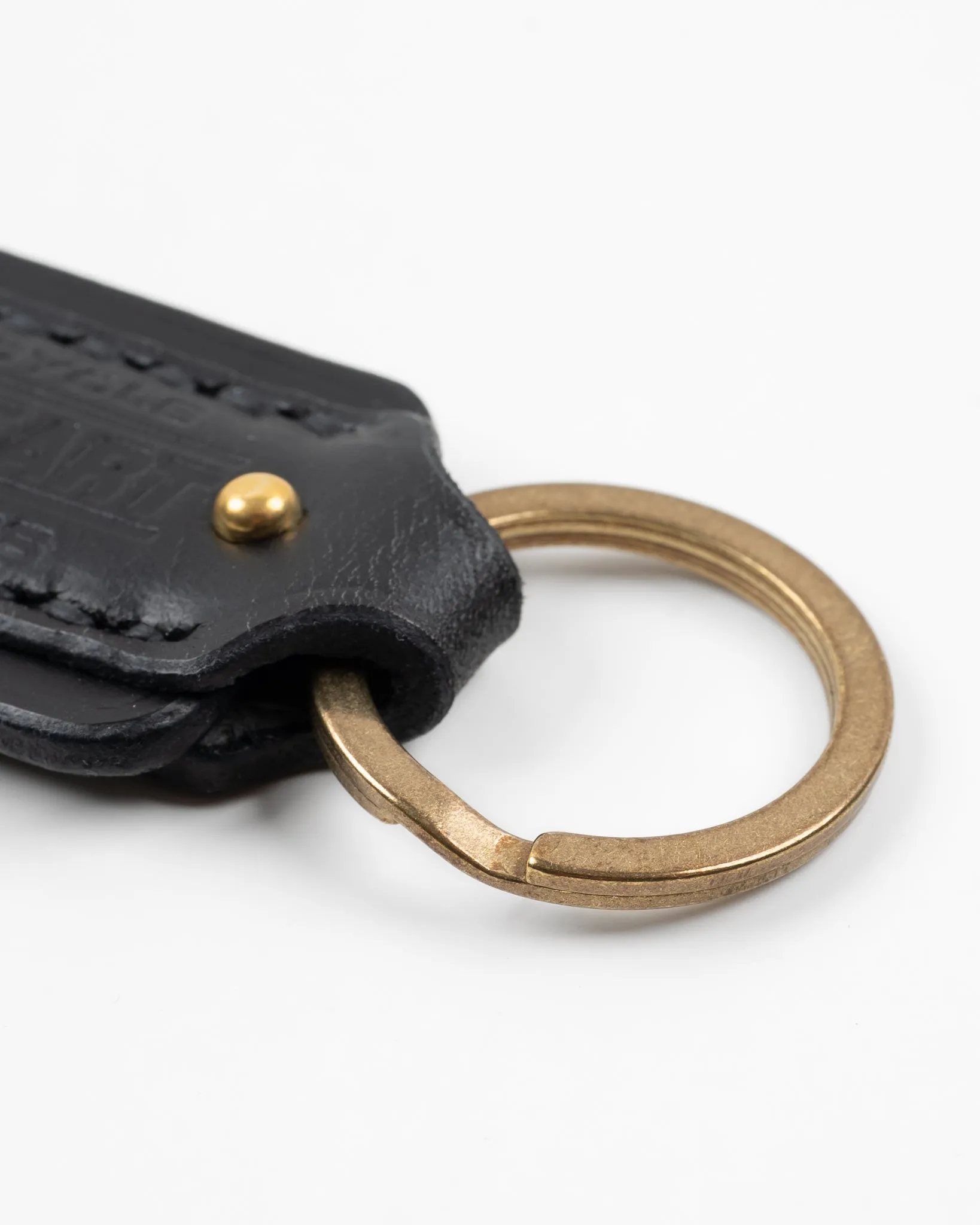 Buttero Leather Key Ring w/Embossed Iron Heart Logo - Black sold by Iron Heart product image thumbnail 5
