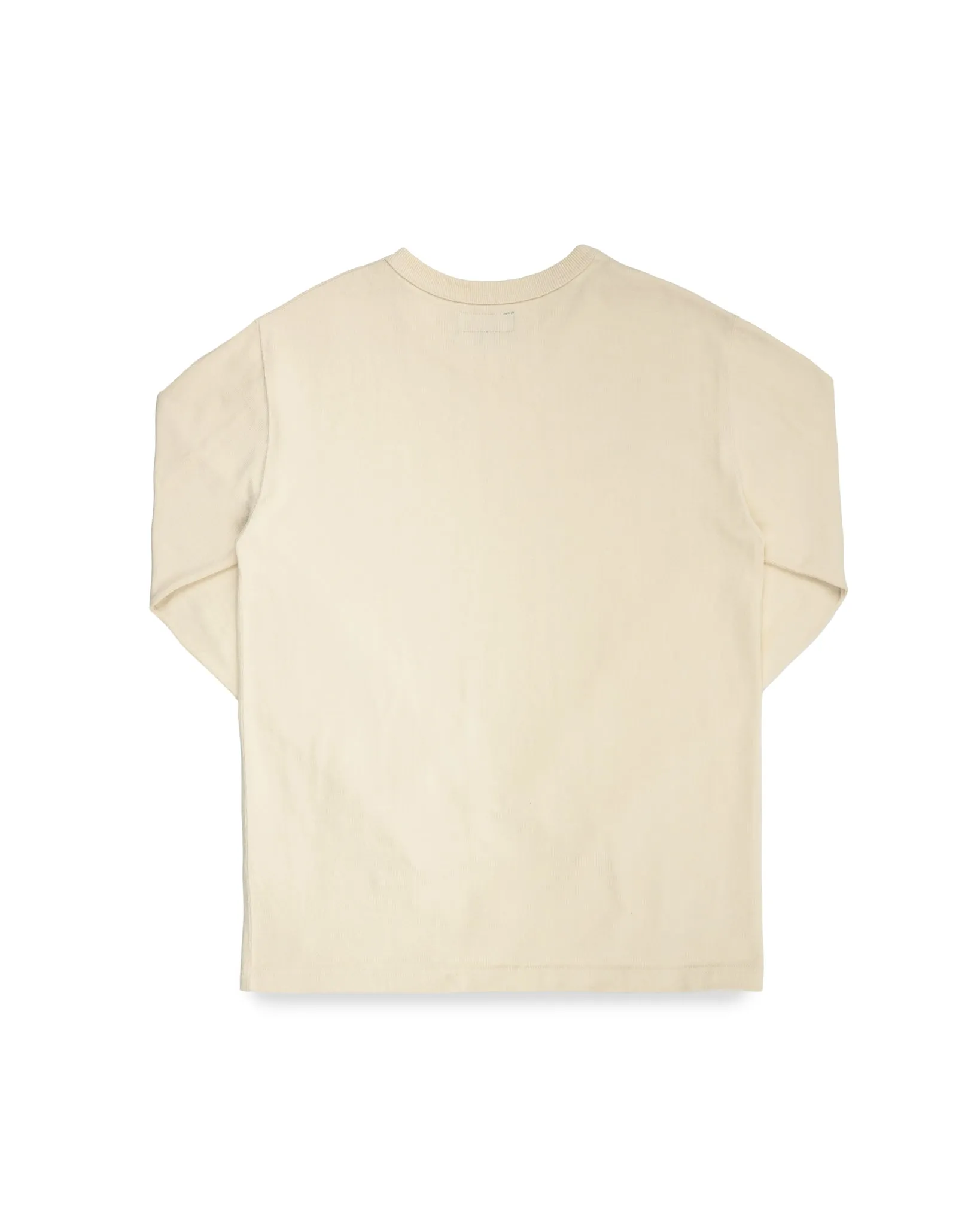 11oz Cotton Knit Long Sleeved Crew Neck Sweater - Cream sold by Iron Heart product image thumbnail 5