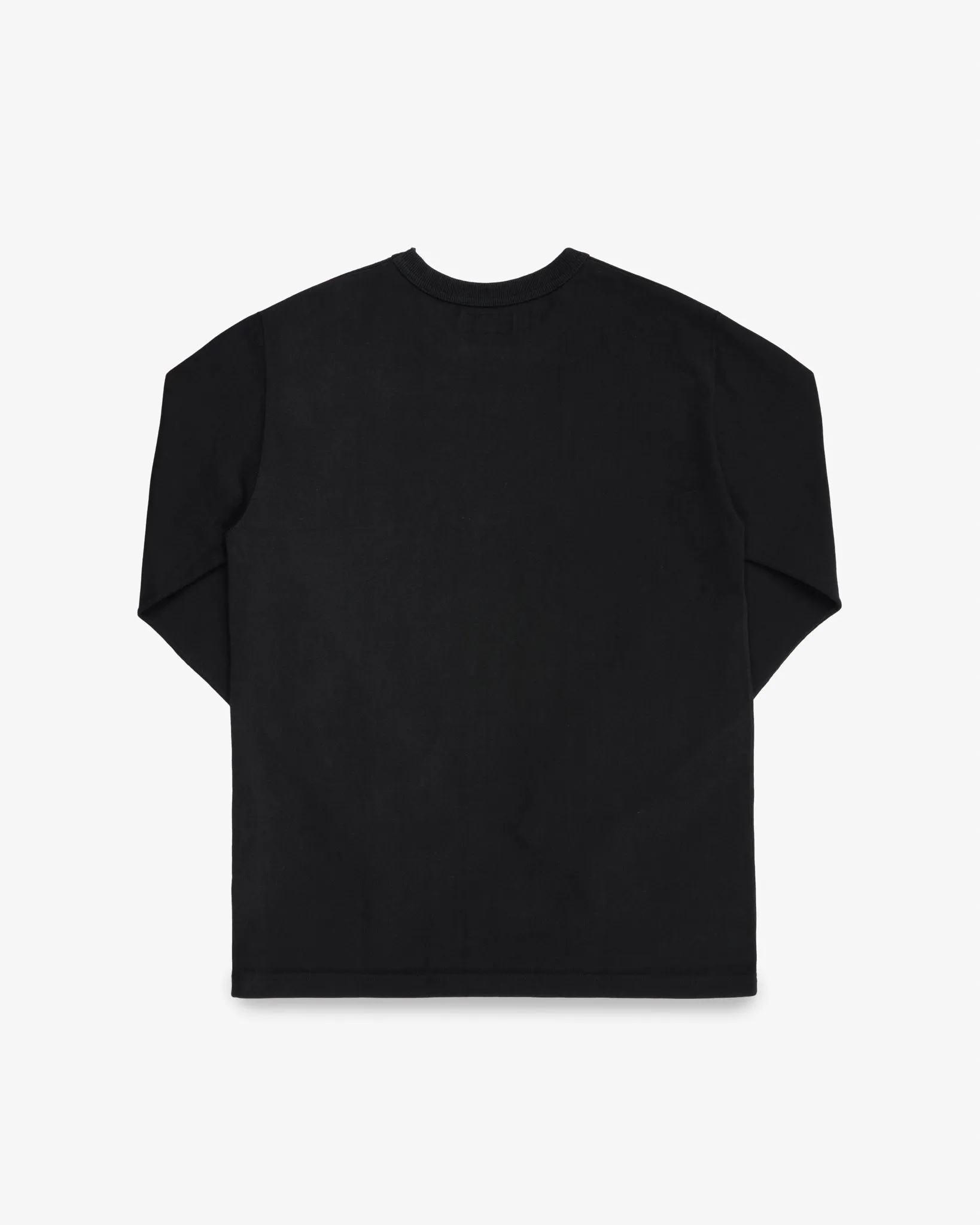 11oz Cotton Knit Long Sleeved Crew Neck Sweater - Black sold by Iron Heart product image thumbnail 5