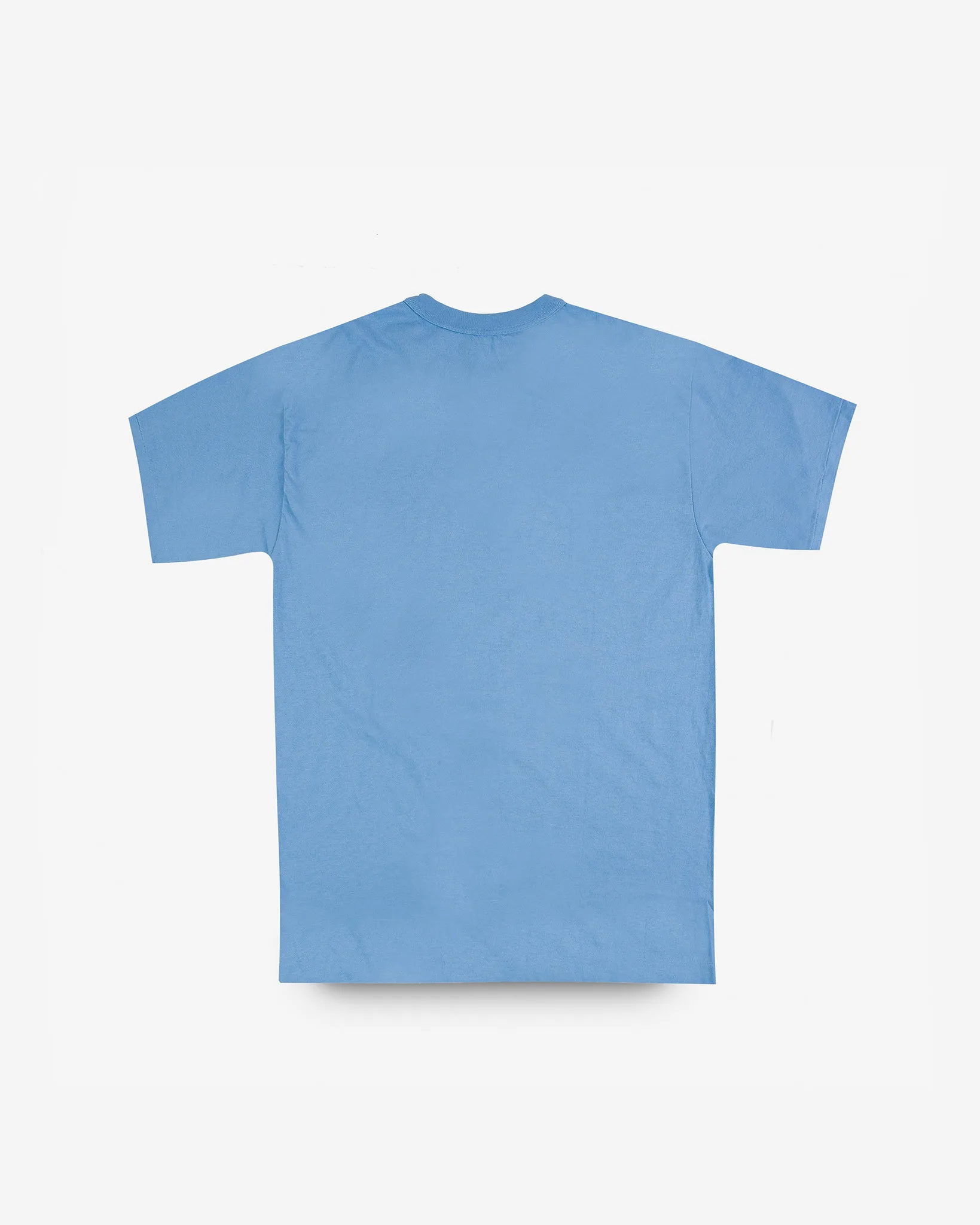 UTILITEES - 5.5oz Loopwheel Crew Neck T-Shirt - Light Blue sold by Iron Heart product image thumbnail 4