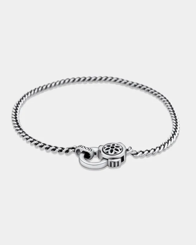 GOOD ART HLYWD Curb Chain Bracelet Size 4A - Sterling Silver sold by Iron Heart