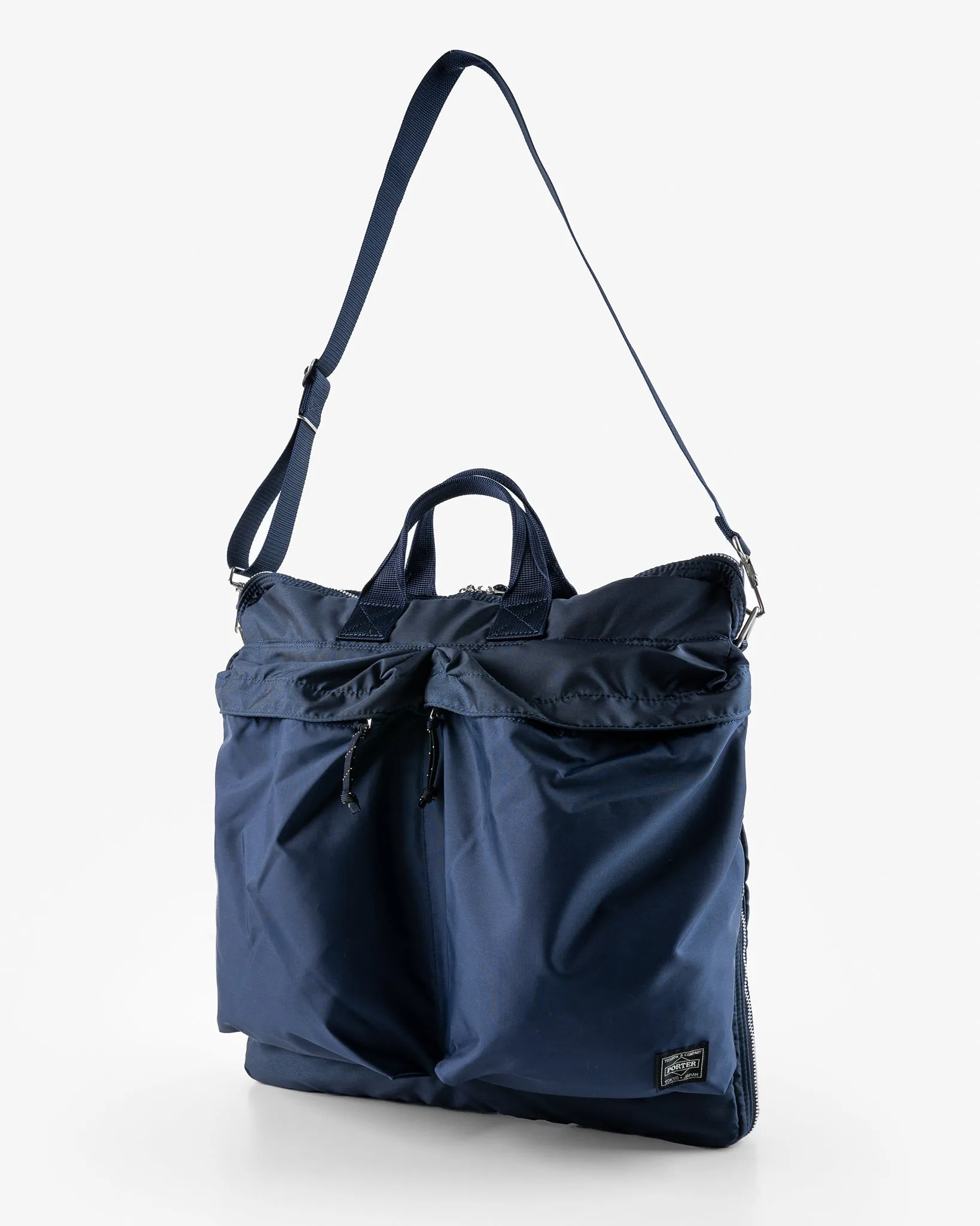 Porter - Yoshida & Co. - Force 2Way Helmet Bag (S) - Navy Blue sold by Iron Heart