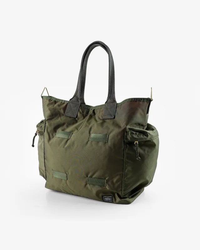 Porter - Yoshida & Co. - Force 2Way Tote Bag - Olive Green sold by Iron Heart