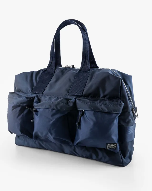 Porter - Yoshida & Co. - Force 2Way Duffle Bag - Navy Blue sold by Iron Heart