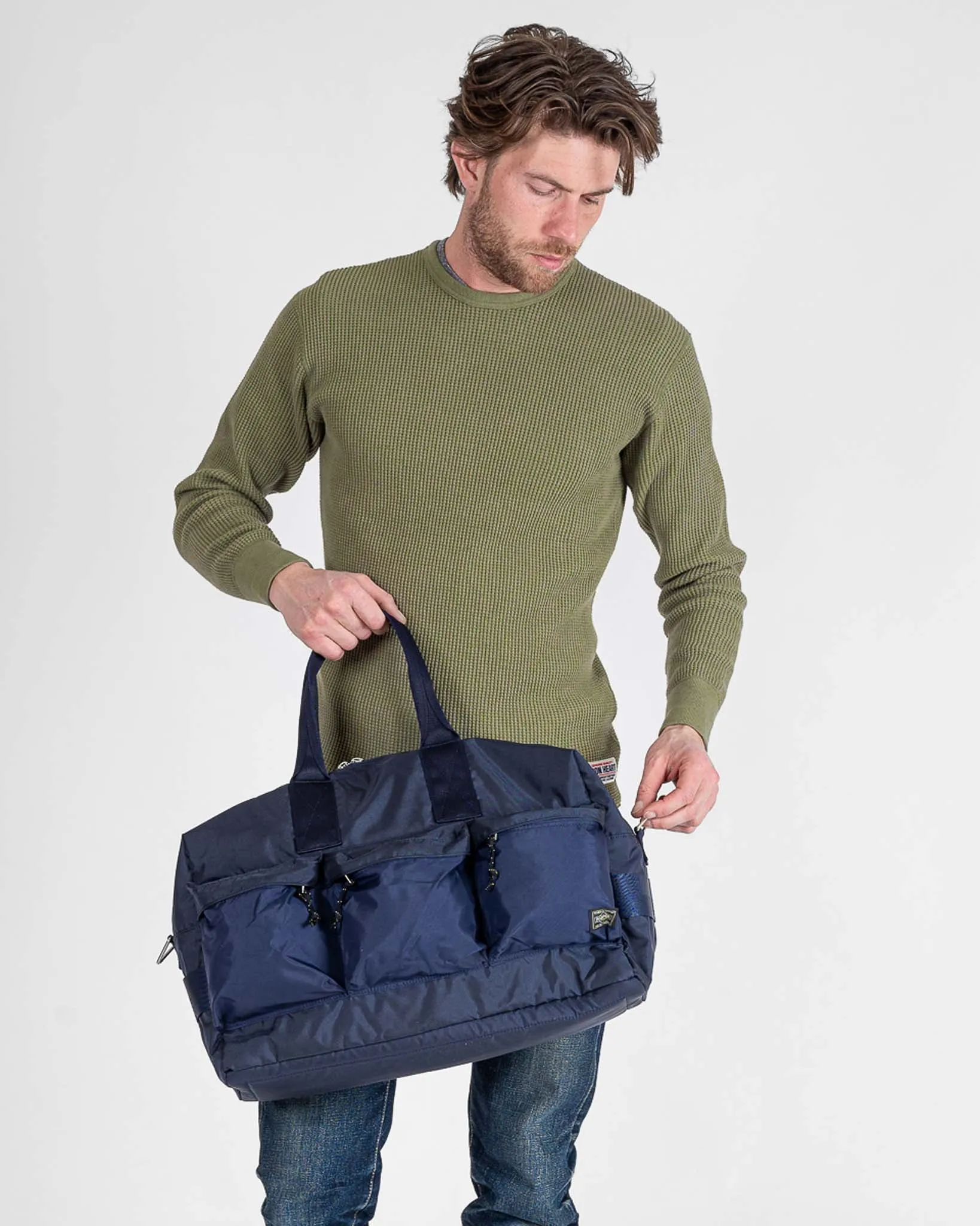 Porter - Yoshida & Co. - Force 2Way Duffle Bag - Navy Blue sold by Iron Heart product image thumbnail 2