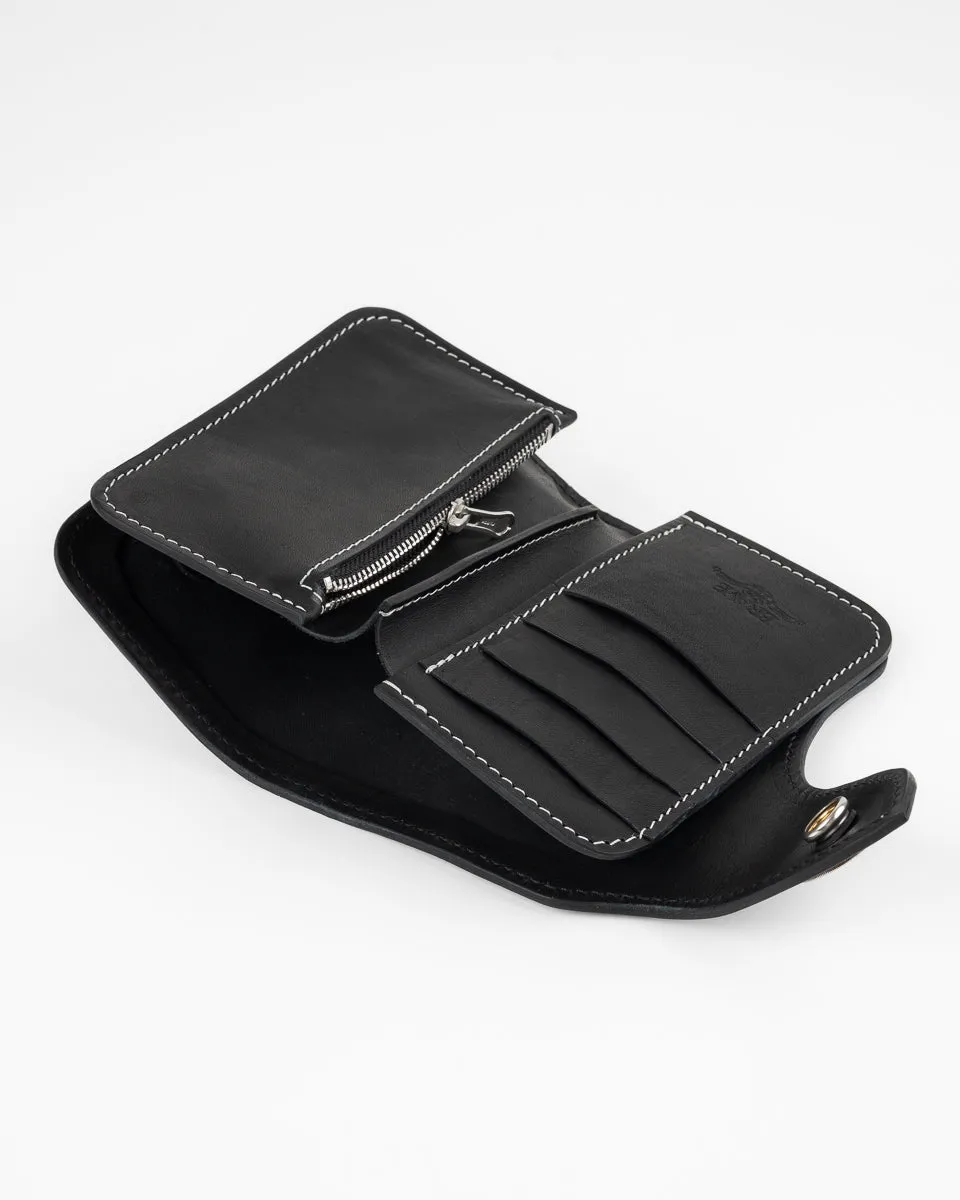 OGL Brave Horsehide Condor Mid Wallet - Black sold by Iron Heart product image thumbnail 3