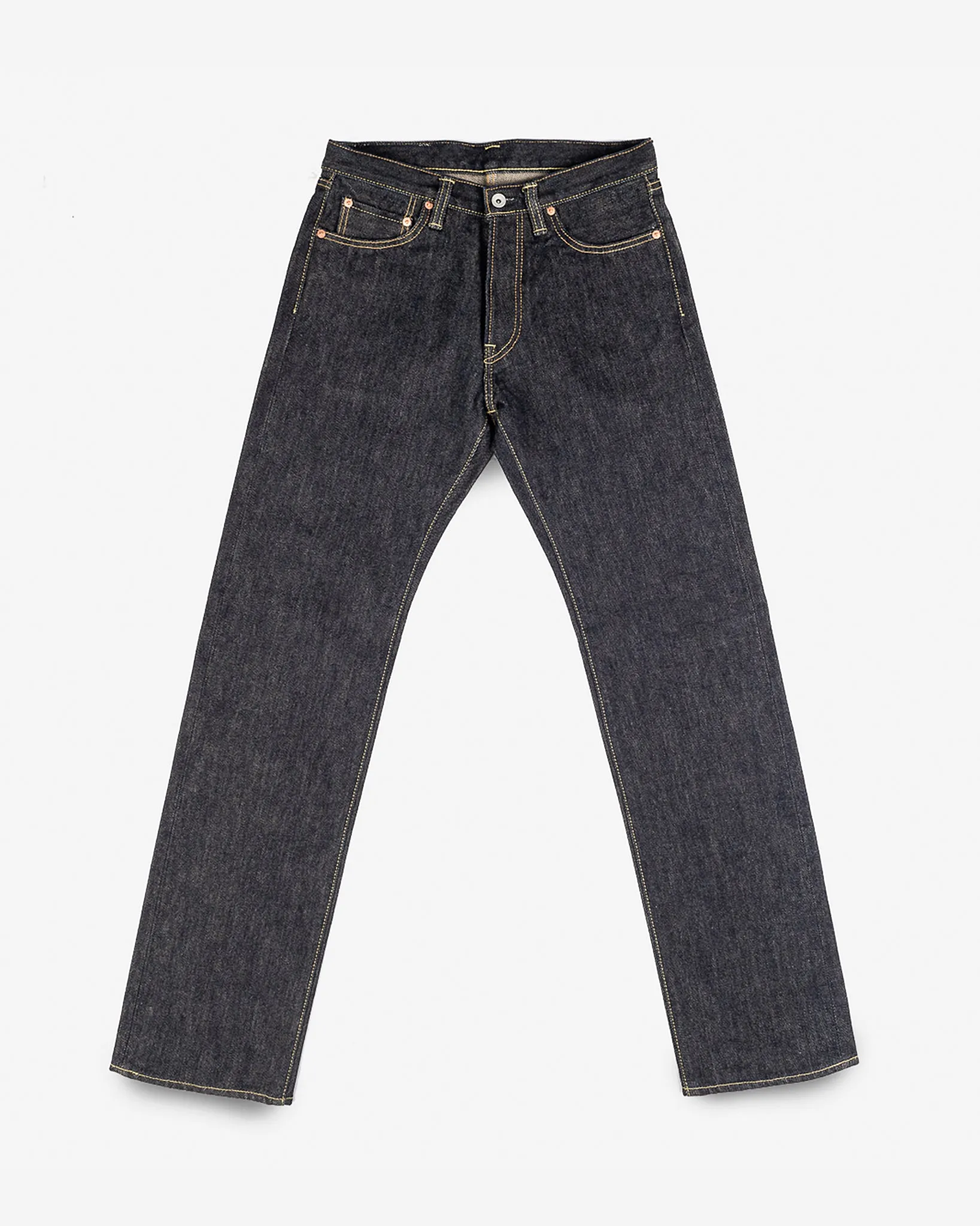 21oz Selvedge Denim Straight Cut Jeans - Indigo sold by Iron Heart