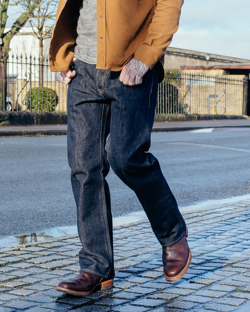 21oz Selvedge Denim Straight Cut Jeans - Indigo sold by Iron Heart product image thumbnail 4